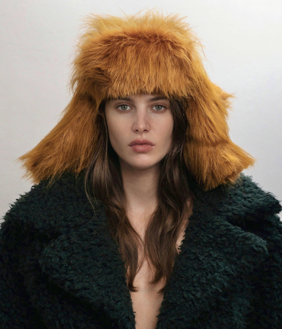 ruslan baginskiy Faux-Fur Aviator Hat FW23-24 AVIH004-P-HH-SM ruslan baginskiy Faux-Fur Aviator Hat FW23-24 AVIH004-P-HH-SM