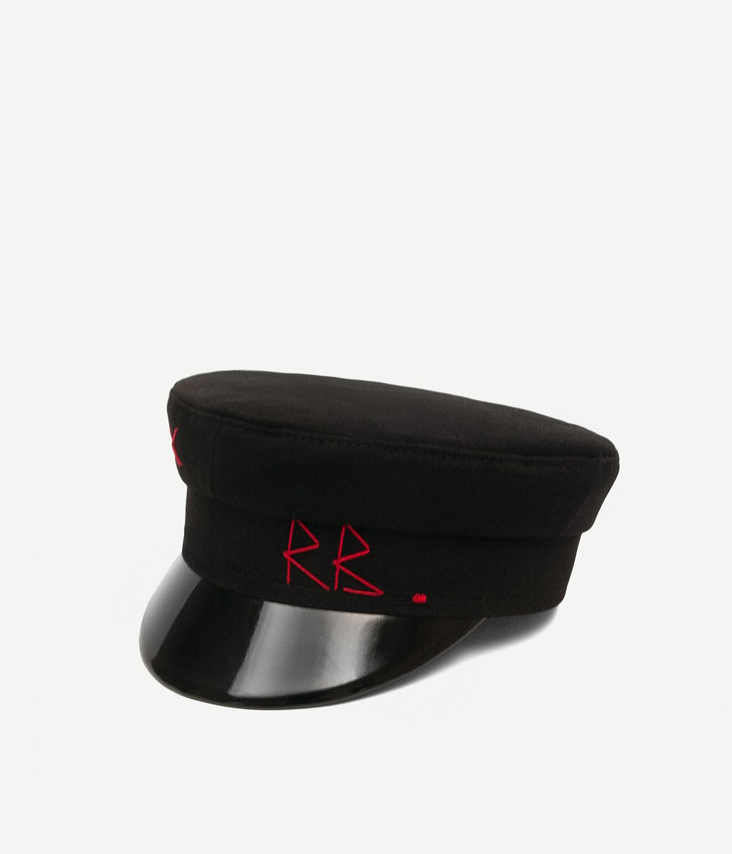 Black Cotton Baker Boy Cap • Ruslan Baginskiy Hats & Accessories