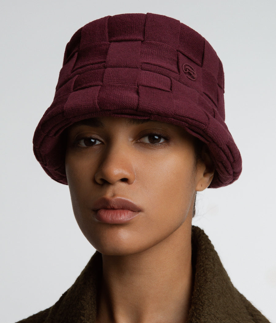 Woven bucket sales hat