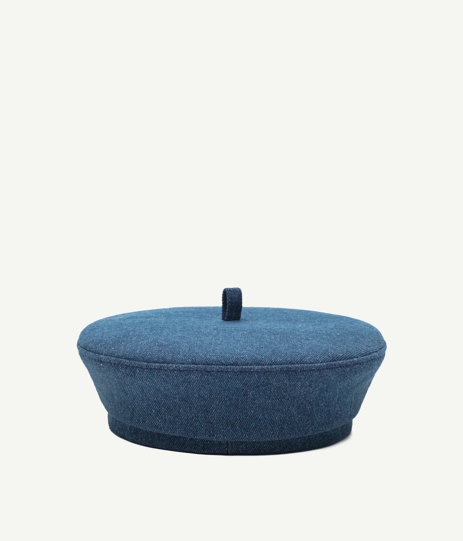 Logo-embroidered Denim Beret Logo-embroidered Denim Beret