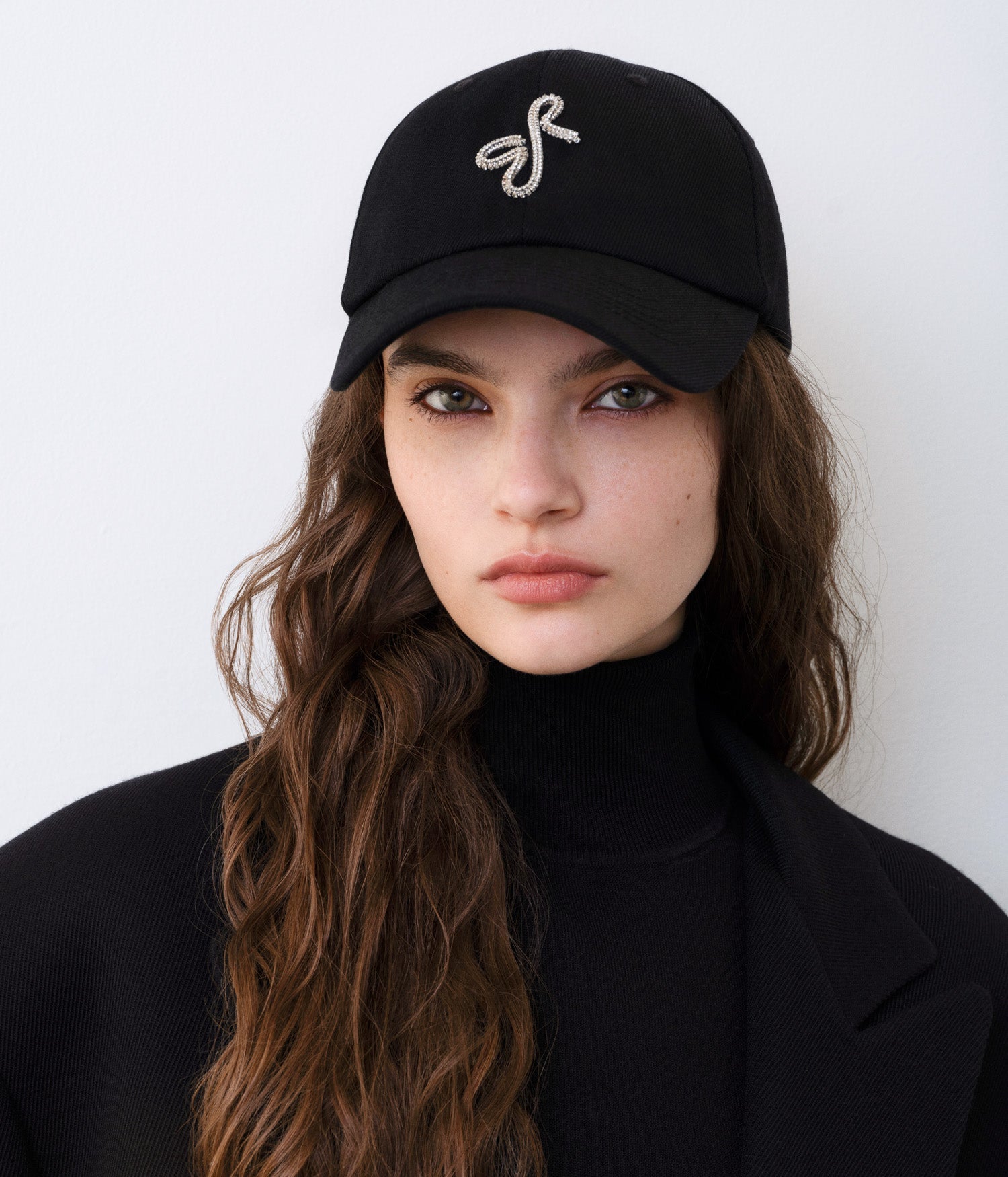 Crystal-Embellished Baseball Cap Crystal-Embellished Baseball Cap