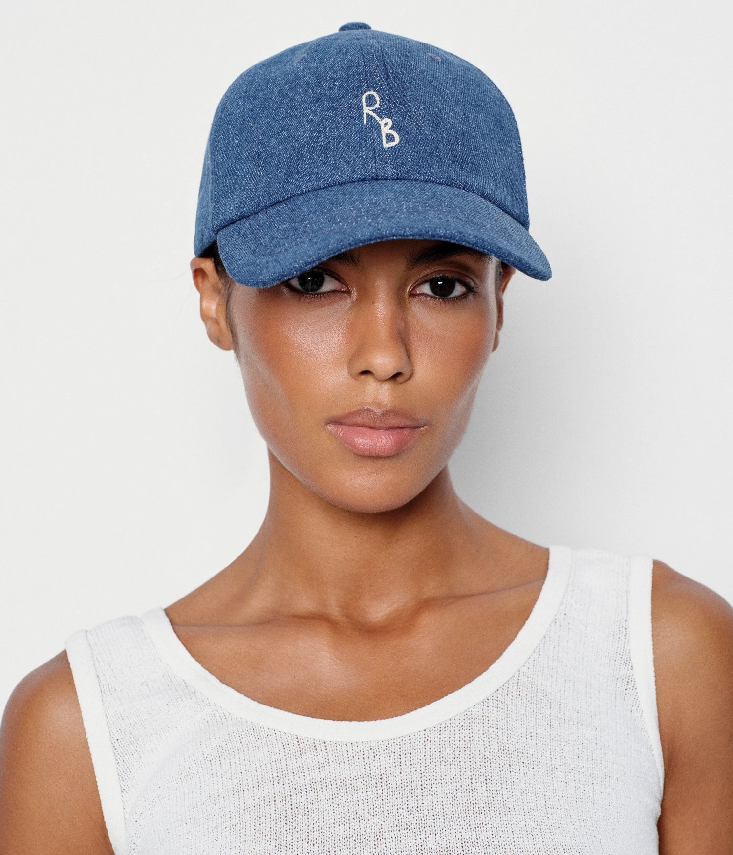 Logo-embroidered Denim Baseball Cap • Ruslan Baginskiy Hats