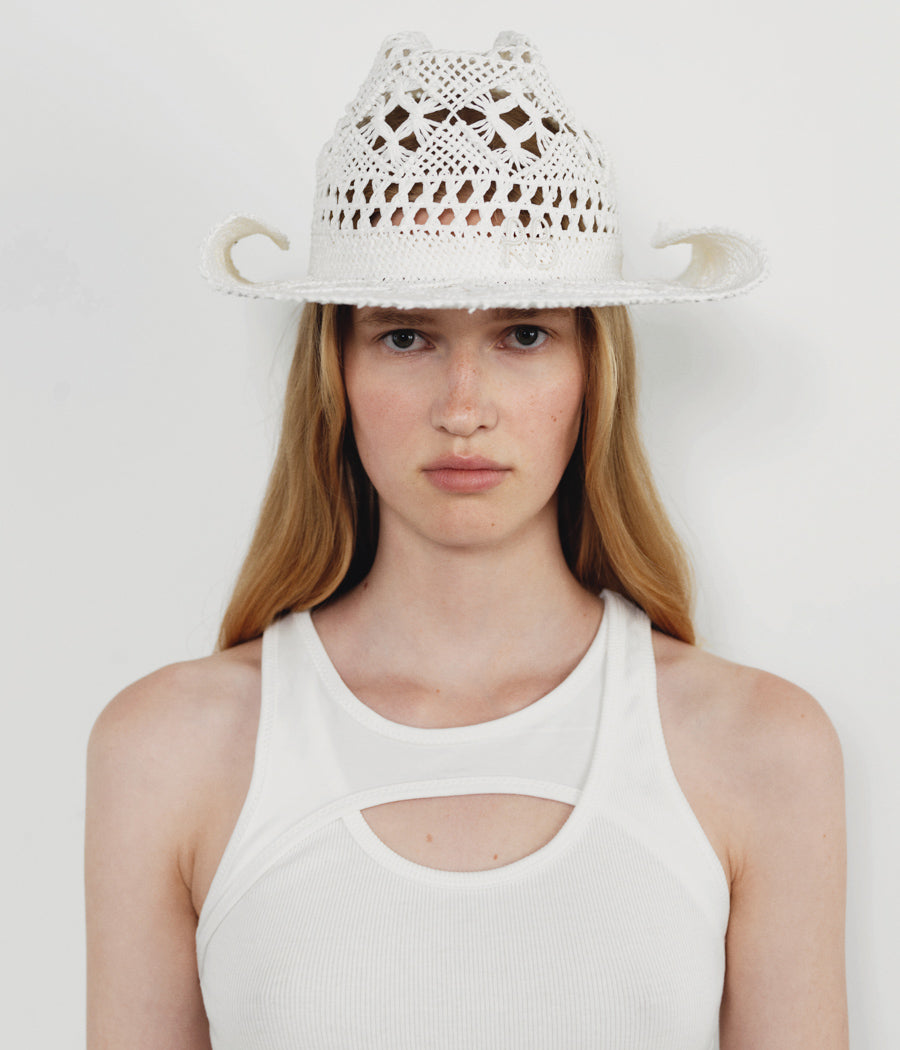 Knitted Cowboy Hat CWB040-STR-DRK-KN-WRB-SM Ruslan Baginskiy Knitted Cowboy Hat CWB040-STR-DRK-KN-WRB-SM Ruslan Baginskiy
