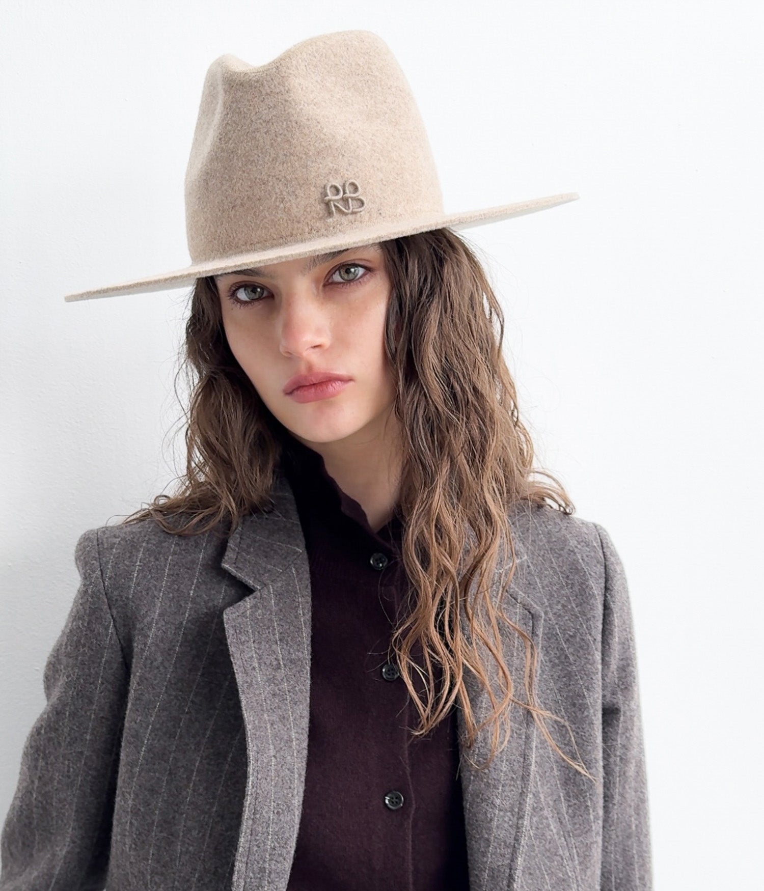 Monogram-embellished Fedora Hat Monogram-embellished Fedora Hat