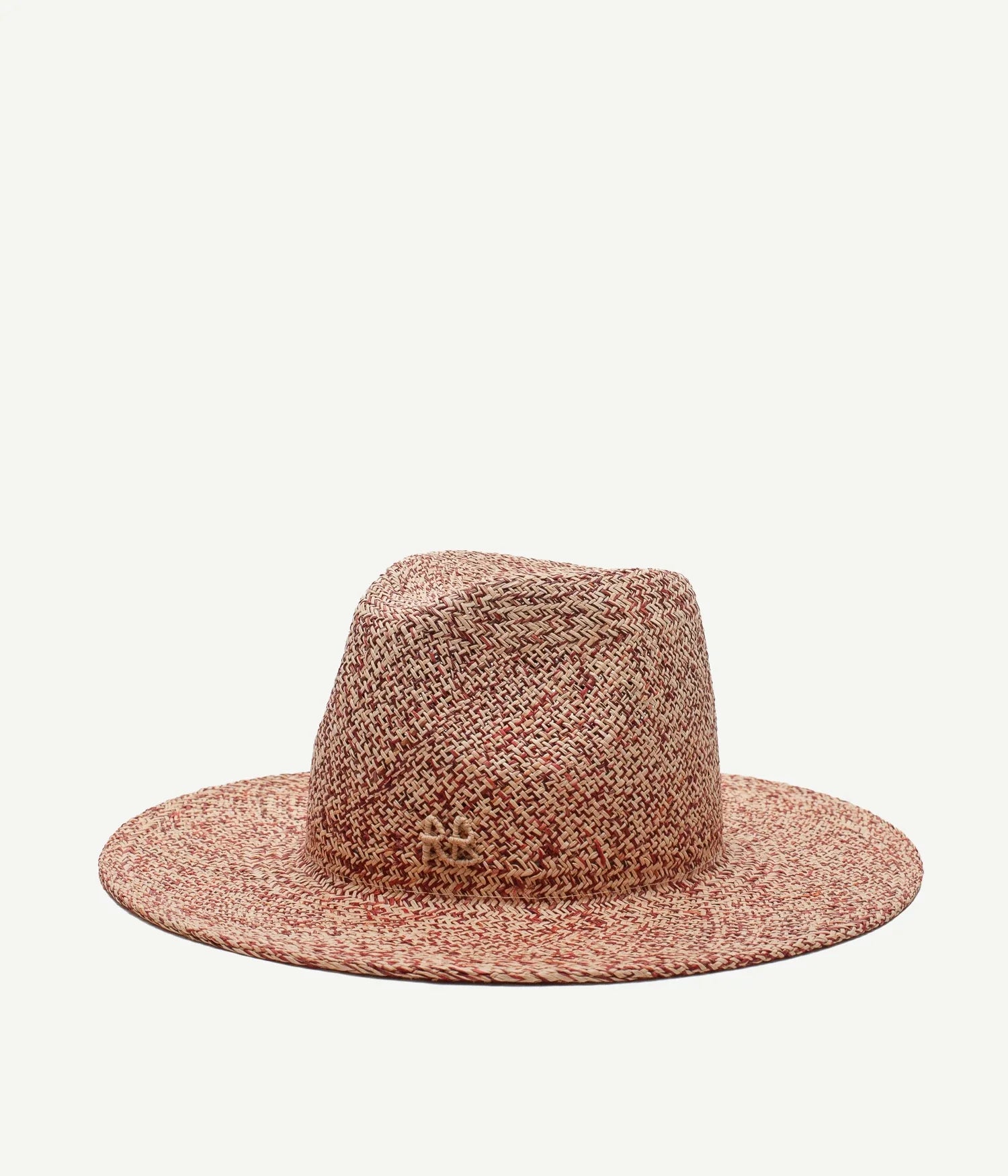 Logo-embellished Straw Fedora Hat Logo-embellished Straw Fedora Hat