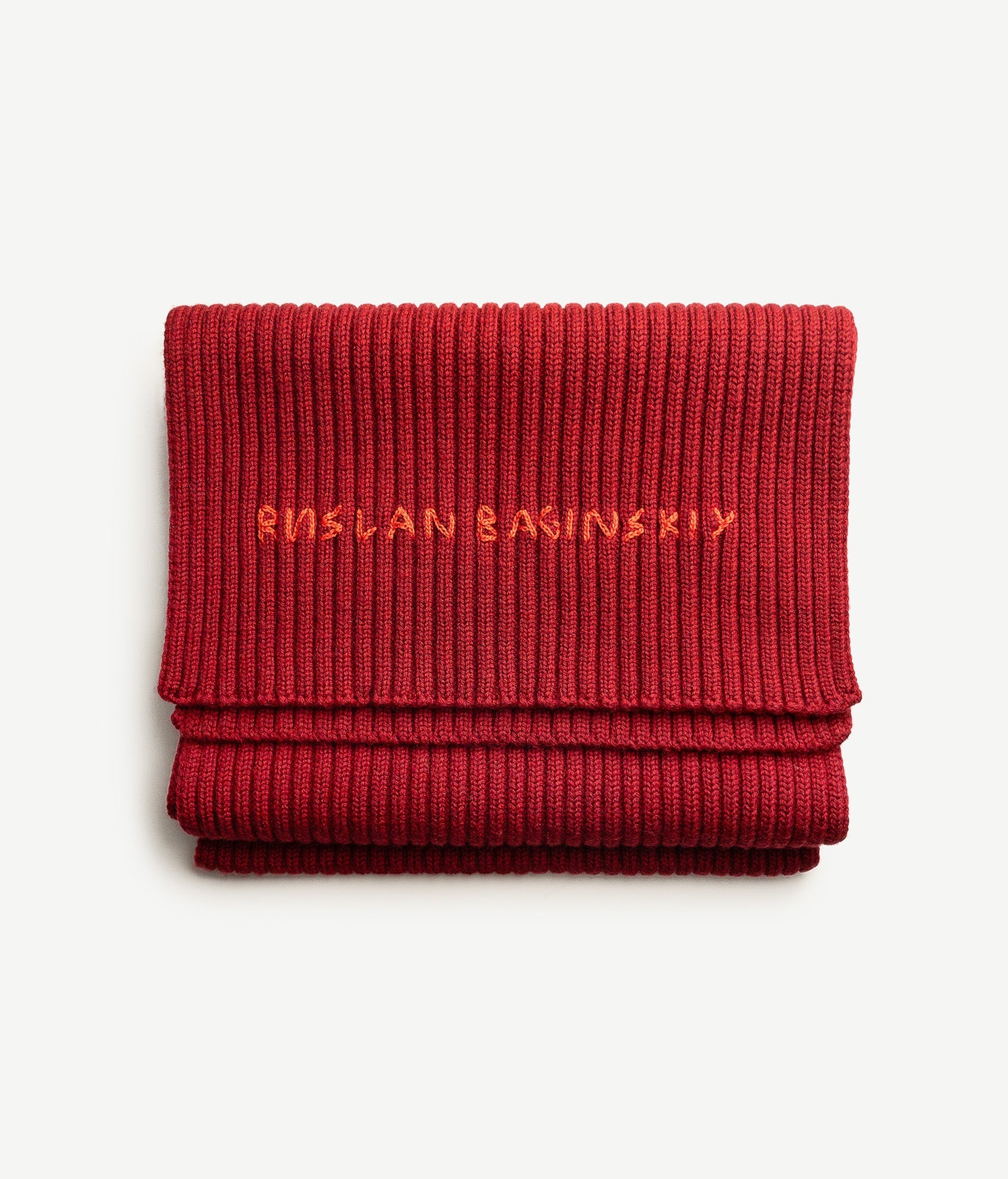 Monogram-embroidered Wool Scarf Monogram-embroidered Wool Scarf