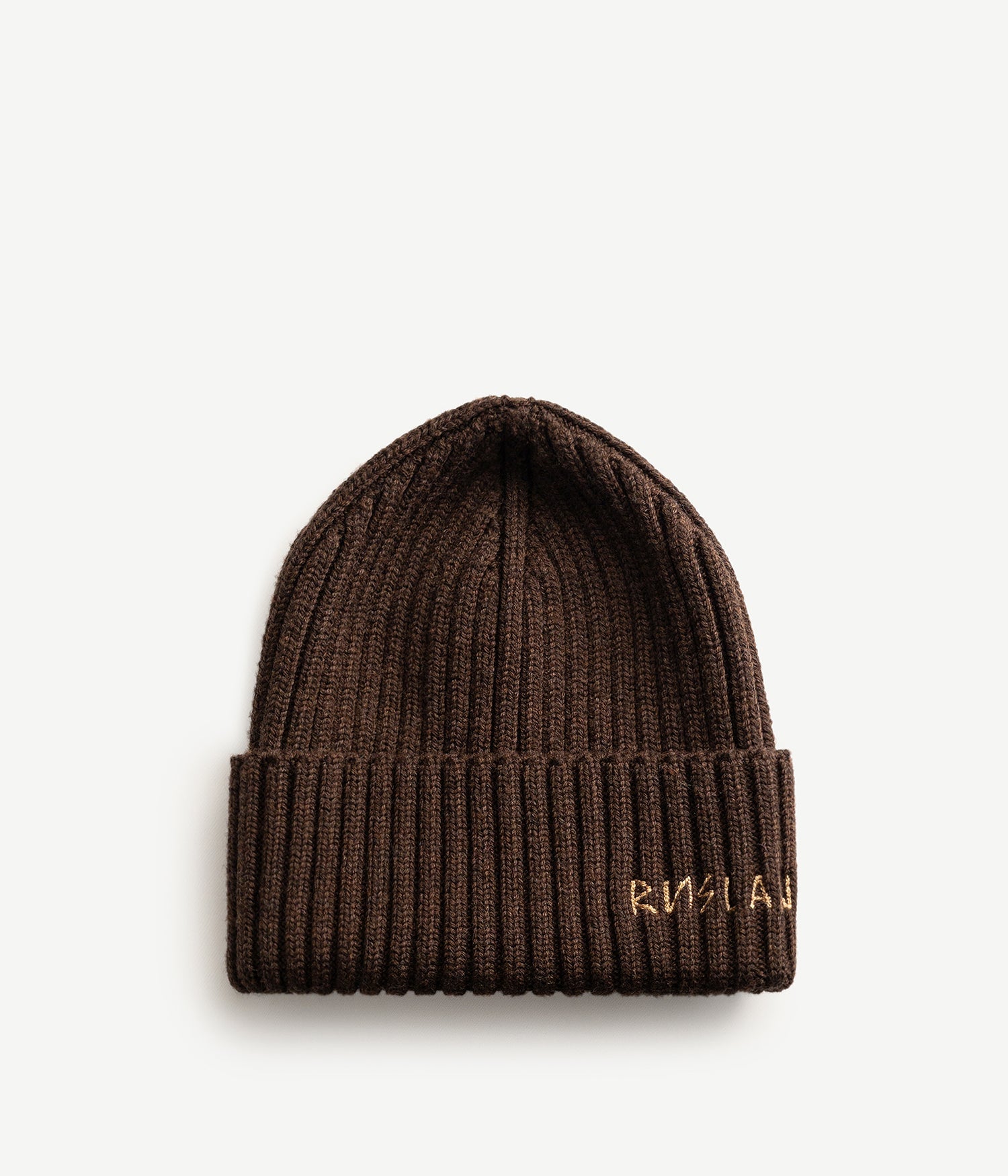 Monogram-embroidered Wool Beanie Monogram-embroidered Wool Beanie