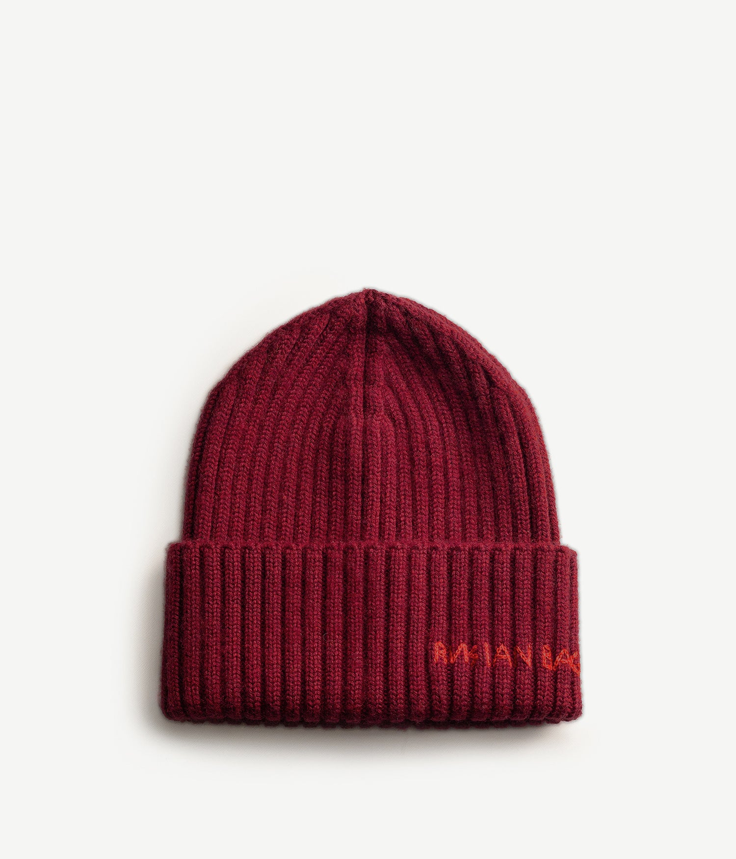Monogram-embroidered Wool Beanie Monogram-embroidered Wool Beanie