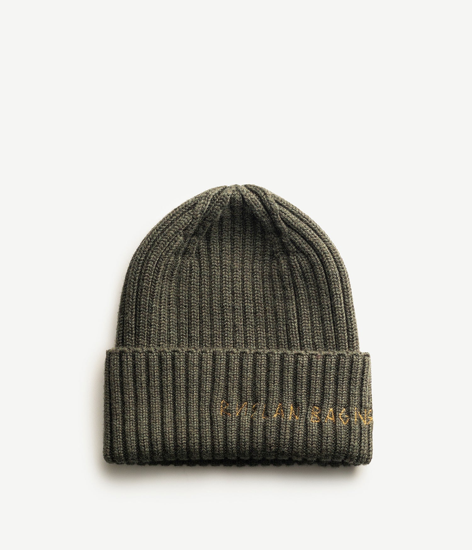 Monogram-embroidered Wool Beanie Monogram-embroidered Wool Beanie