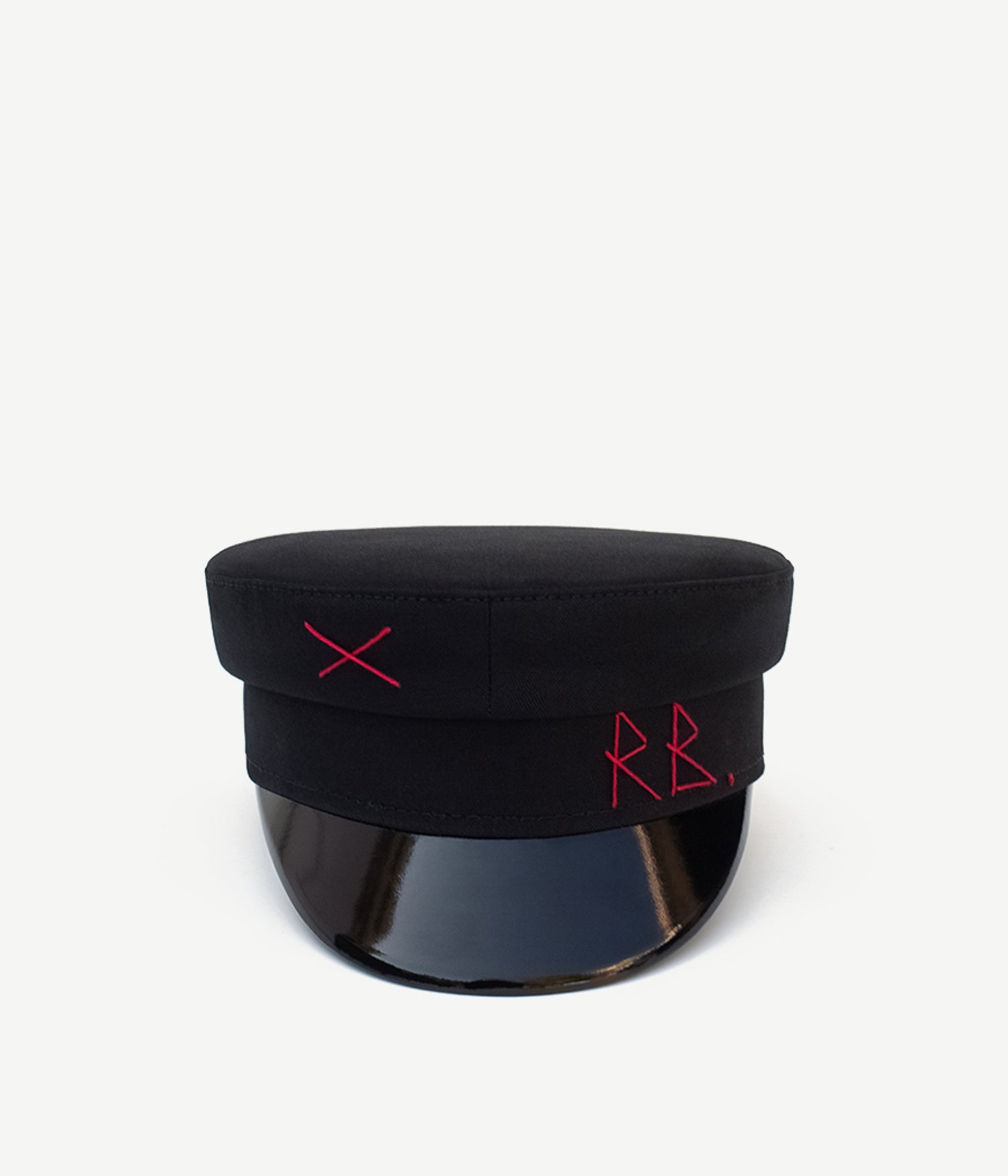Black Cotton Baker Boy Cap Black Cotton Baker Boy Cap