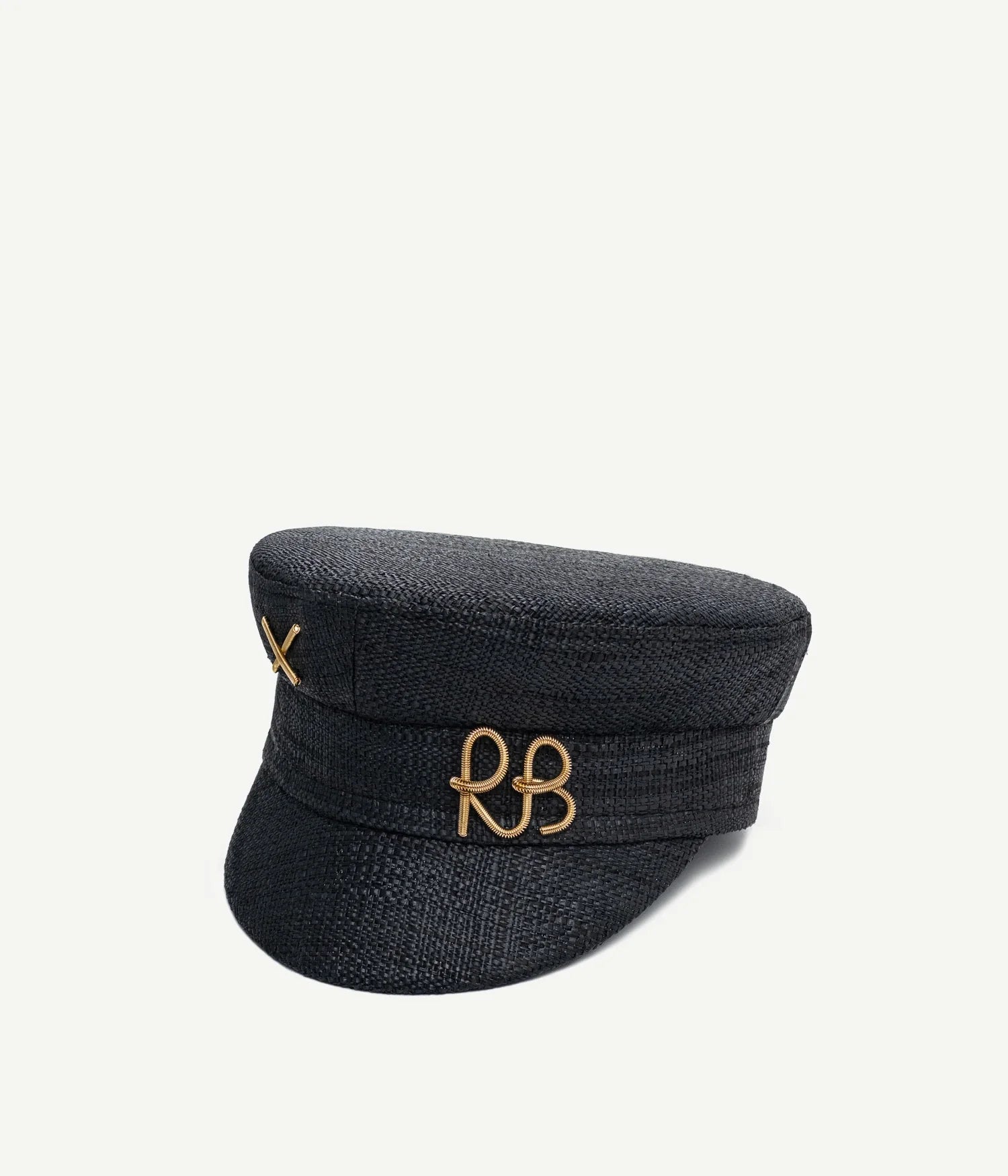 Gold-Tone Logo-plaque Baker Boy Cap Gold-Tone Logo-plaque Baker Boy Cap