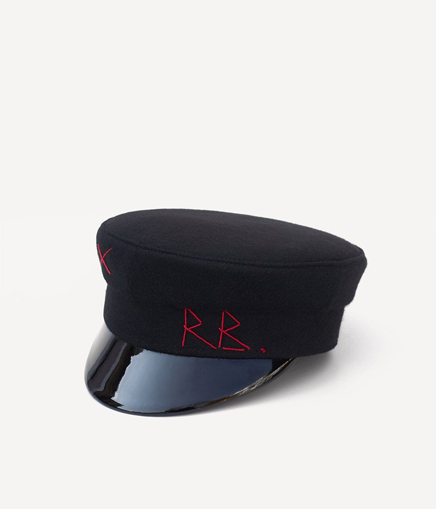 ハンチング・キャスケット RUSLAN BAGINSKIY 'Baker Boy' hat Pierced Baker Boy Cap • Ruslan Baginskiy Hats & Accessories