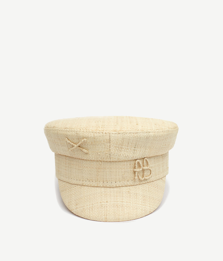 Monogram-embellished Baker Boy Cap KPC035-STR-SRB-XXS Ruslan Baginskiy Monogram-embellished Baker Boy Cap KPC035-STR-SRB-XXS Ruslan Baginskiy