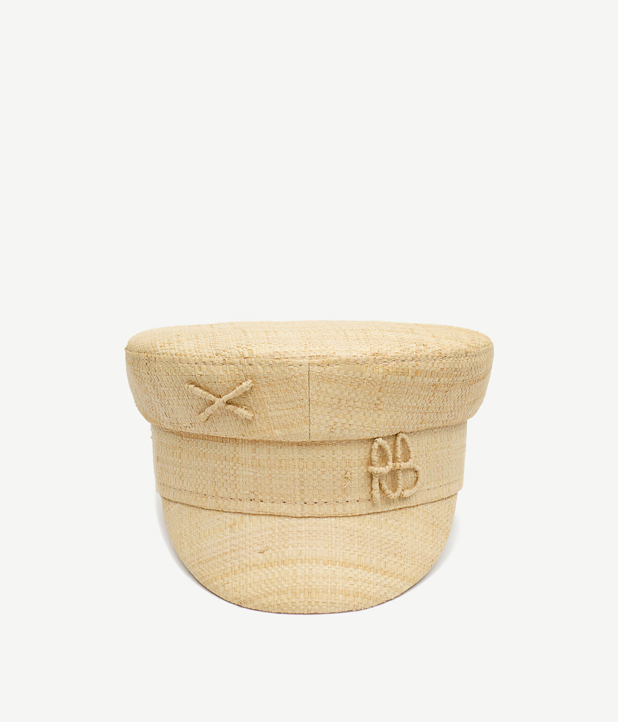 Monogram-embellished Baker Boy Cap KPC036-STR-SRB-XXS Ruslan Baginskiy Monogram-embellished Baker Boy Cap KPC036-STR-SRB-XXS Ruslan Baginskiy