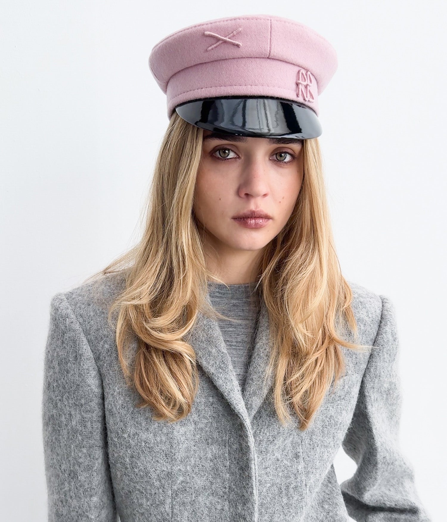 Logo-embellished Baker Boy Cap Logo-embellished Baker Boy Cap