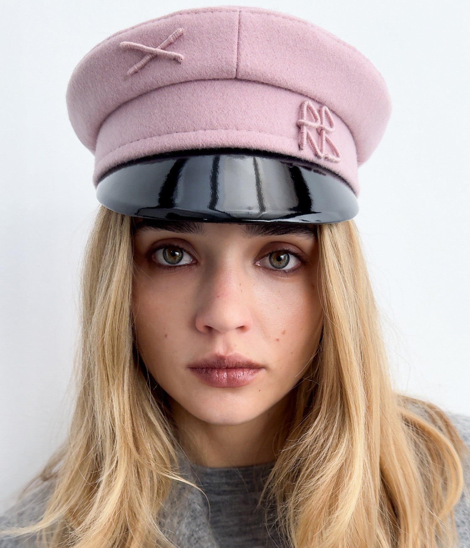 Logo-embellished Baker Boy Cap Logo-embellished Baker Boy Cap