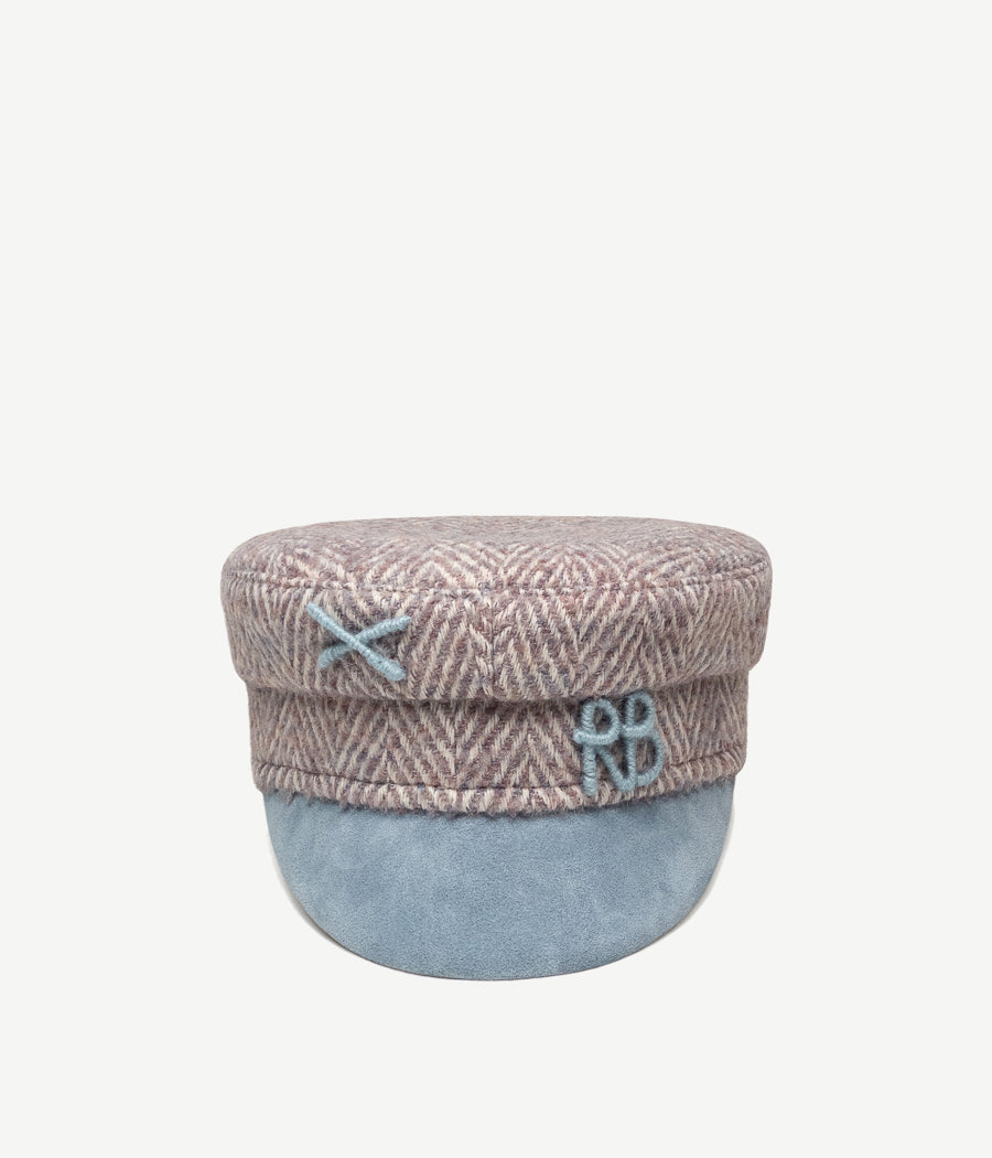 ruslan baginskiy Herringbone-wool Baker Boy Cap FW23-24 KPC039/131-WPA-SU-YO-WRB-XXS ruslan baginskiy Herringbone-wool Baker Boy Cap FW23-24 KPC039/131-WPA-SU-YO-WRB-XXS