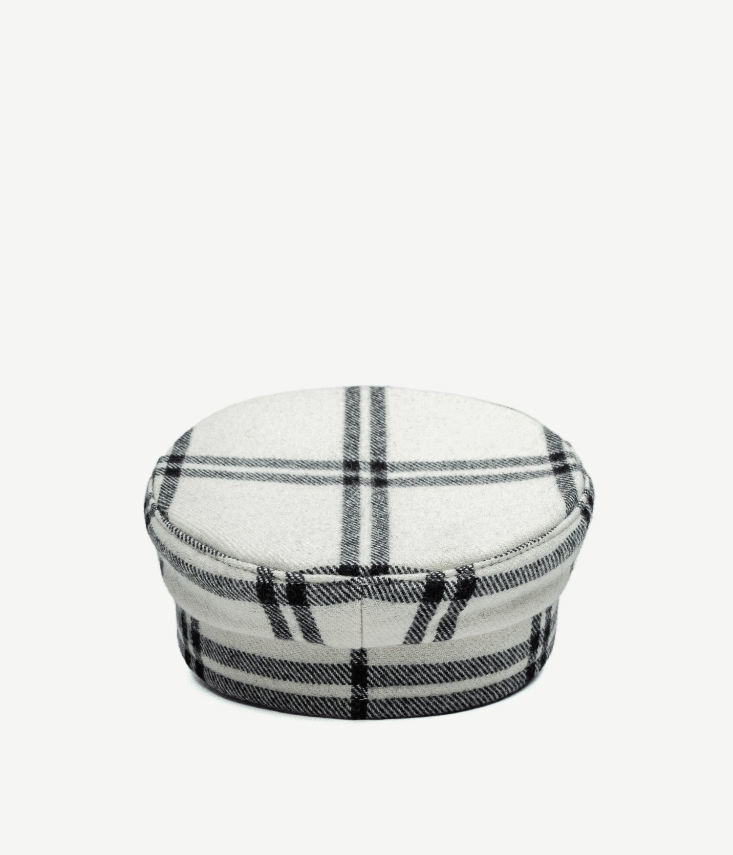Logo-embellished Checked Baker Boy Cap Logo-embellished Checked Baker Boy Cap