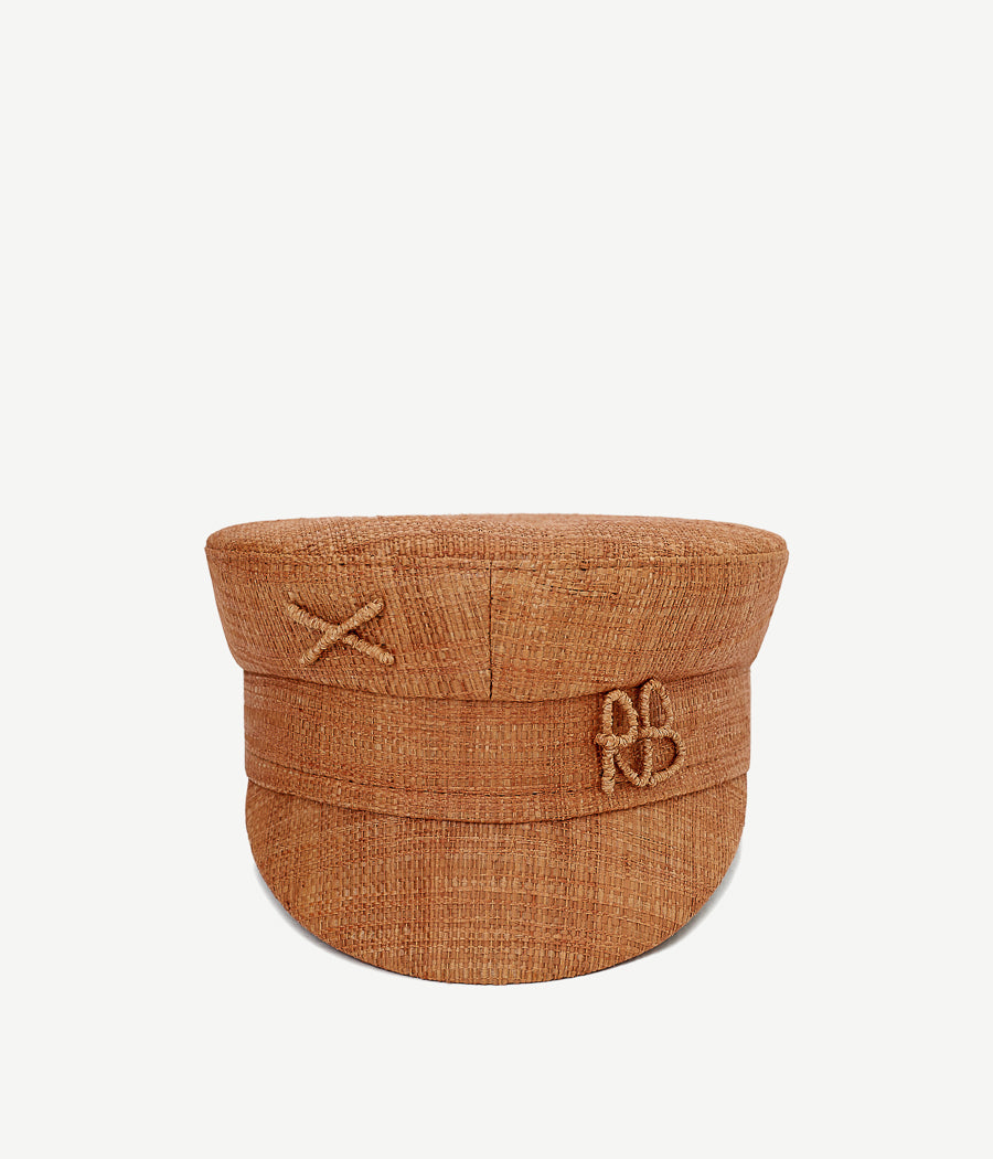 Monogram-embellished Baker Boy Cap KPC09-STR-SRB-XXS Ruslan Baginskiy Monogram-embellished Baker Boy Cap KPC09-STR-SRB-XXS Ruslan Baginskiy