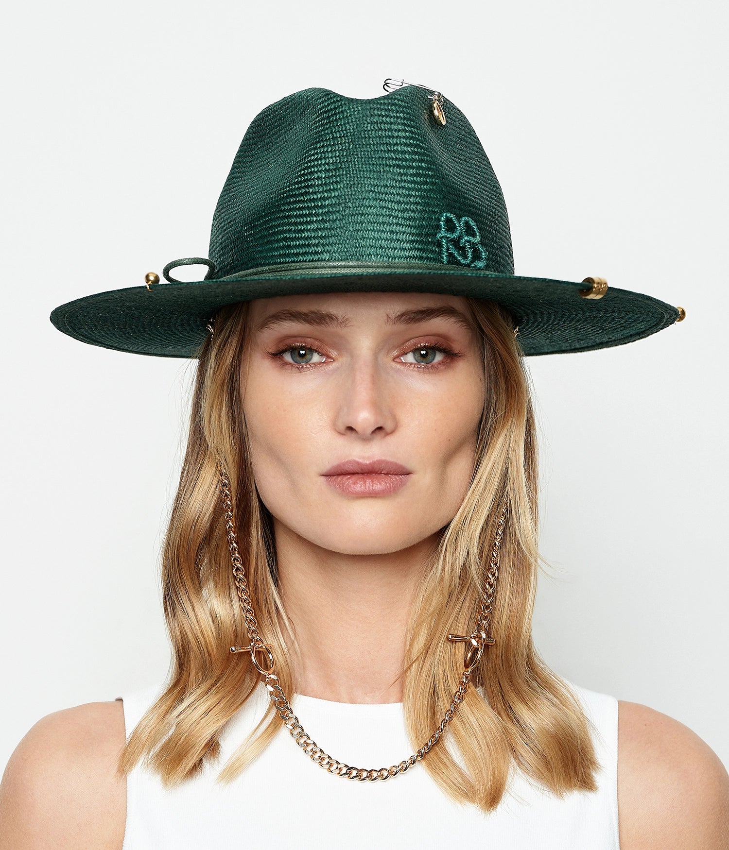Chain Strap Fedora Hat Chain Strap Fedora Hat