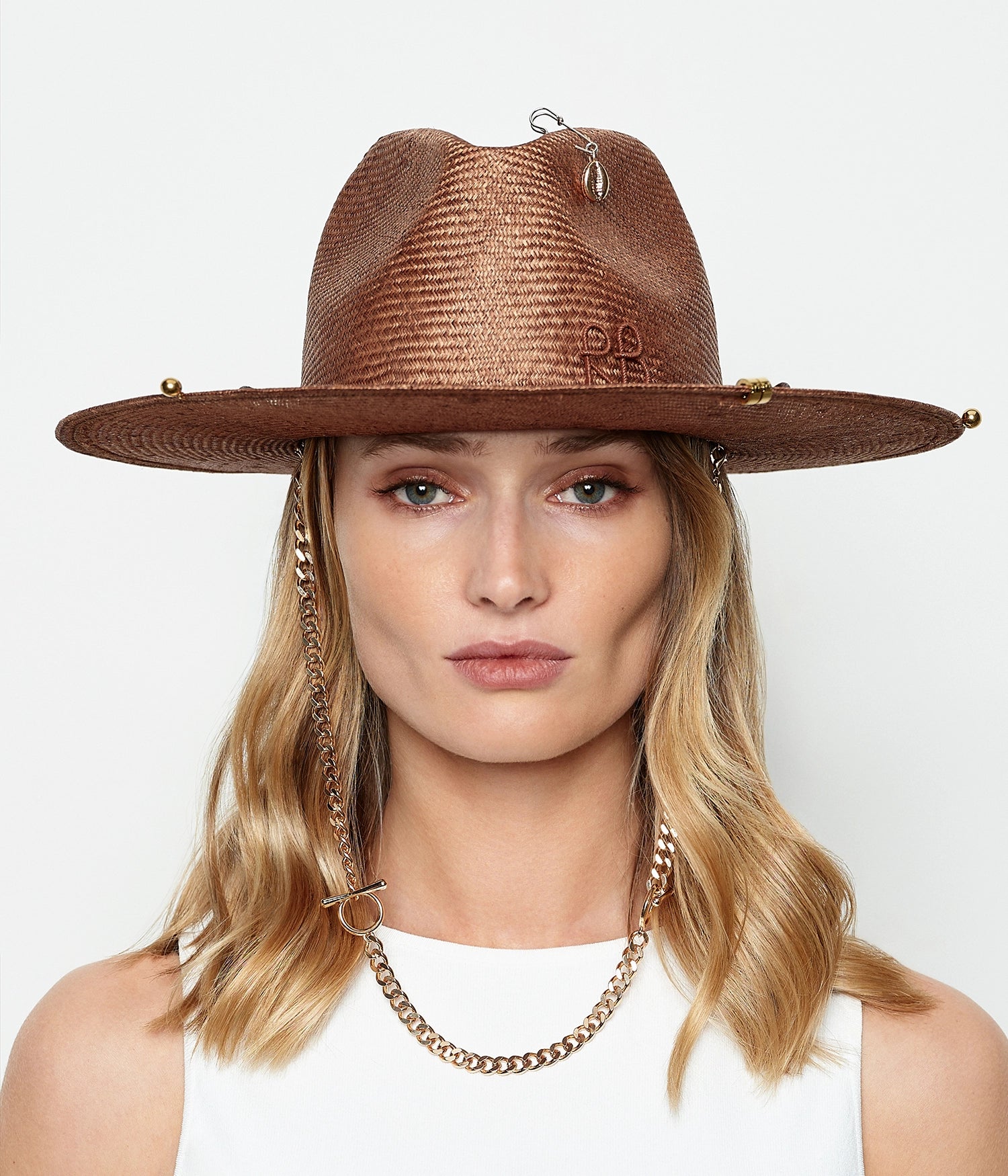 Chain Strap Fedora Hat Chain Strap Fedora Hat