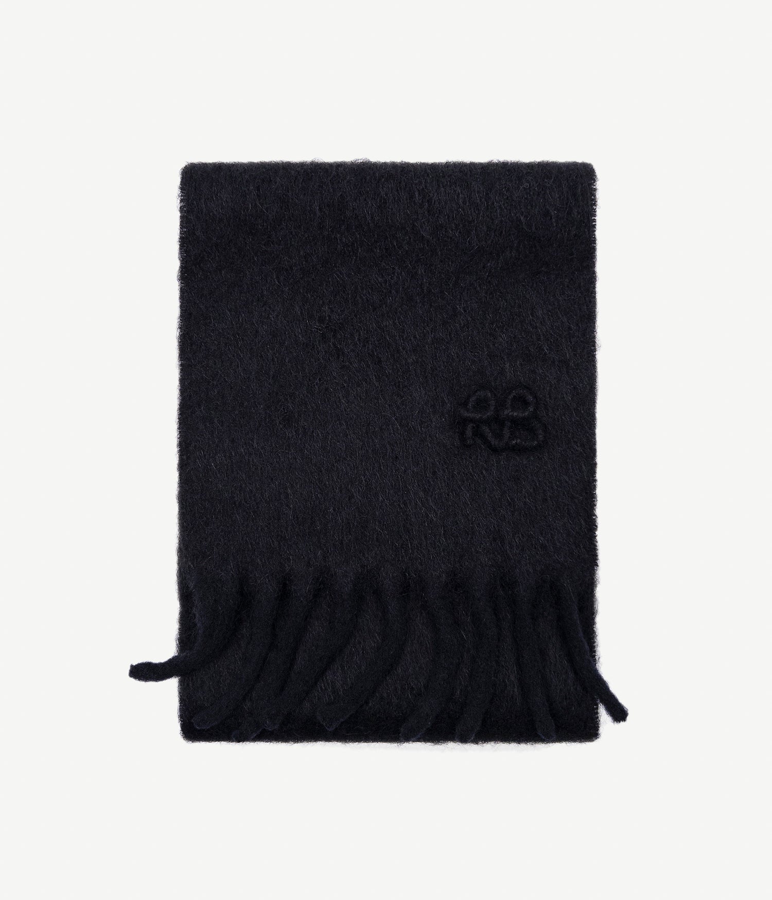 Fringed Alpaca-blend Scarf Mid Fringed Alpaca-blend Scarf Mid