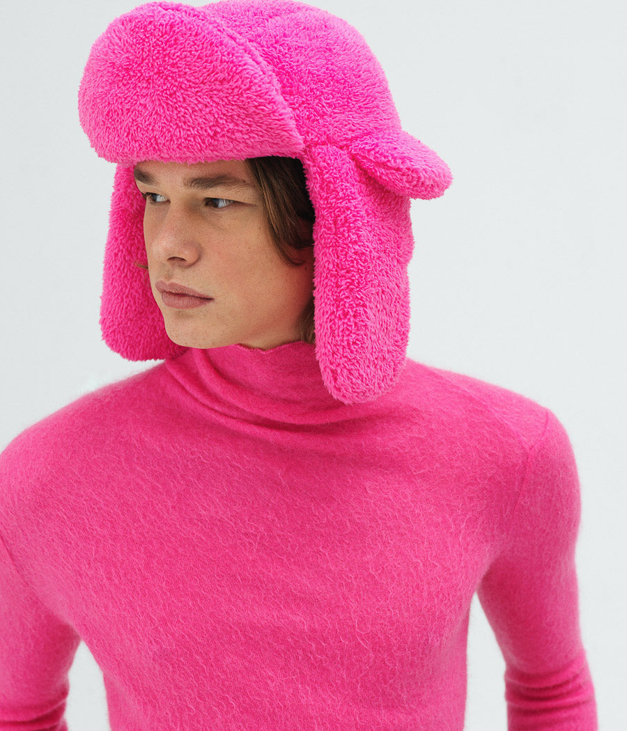 Shearling Aviator Hat USH138-P-SM Ruslan Baginskiy Shearling Aviator Hat USH138-P-SM Ruslan Baginskiy