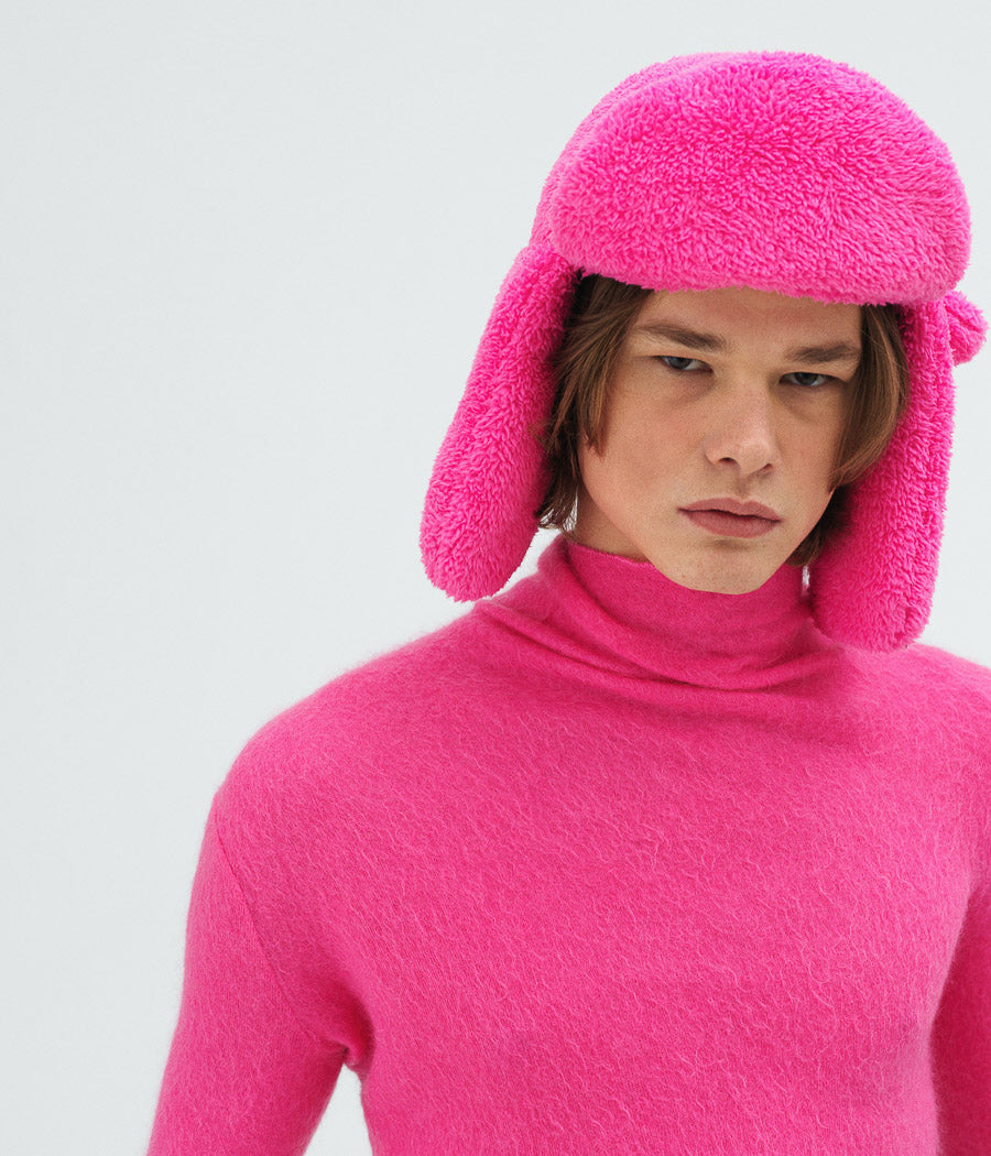 Shearling Aviator Hat USH138-P-SM Ruslan Baginskiy Shearling Aviator Hat USH138-P-SM Ruslan Baginskiy
