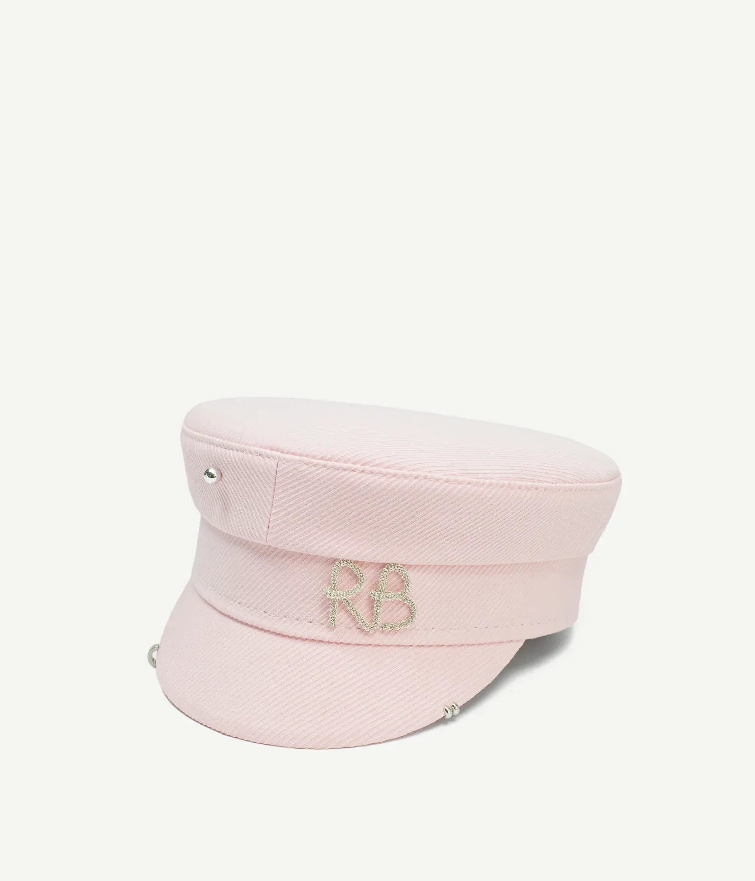 Pierced Logo-plaque Baker Boy Cap Pierced Logo-plaque Baker Boy Cap