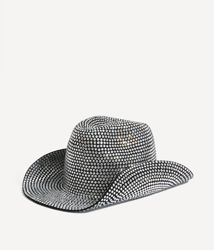 Crystal-embellished Cowboy Hat CWB100-F-DMD-XS Ruslan Baginskiy Crystal-embellished Cowboy Hat CWB100-F-DMD-XS Ruslan Baginskiy