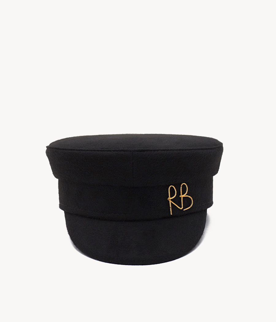 Monogram-embellished Baker Boy Cap KPC033-W-MRB-XXS Ruslan Baginskiy Monogram-embellished Baker Boy Cap KPC033-W-MRB-XXS Ruslan Baginskiy