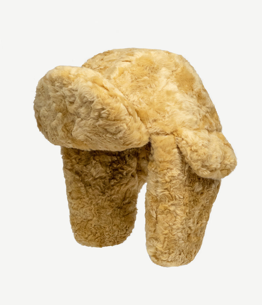 Aviator Hat, ruslan baginskiy Faux-Fur Aviator Hat FW23-24 AVH136-P-KAR-WRB-SM