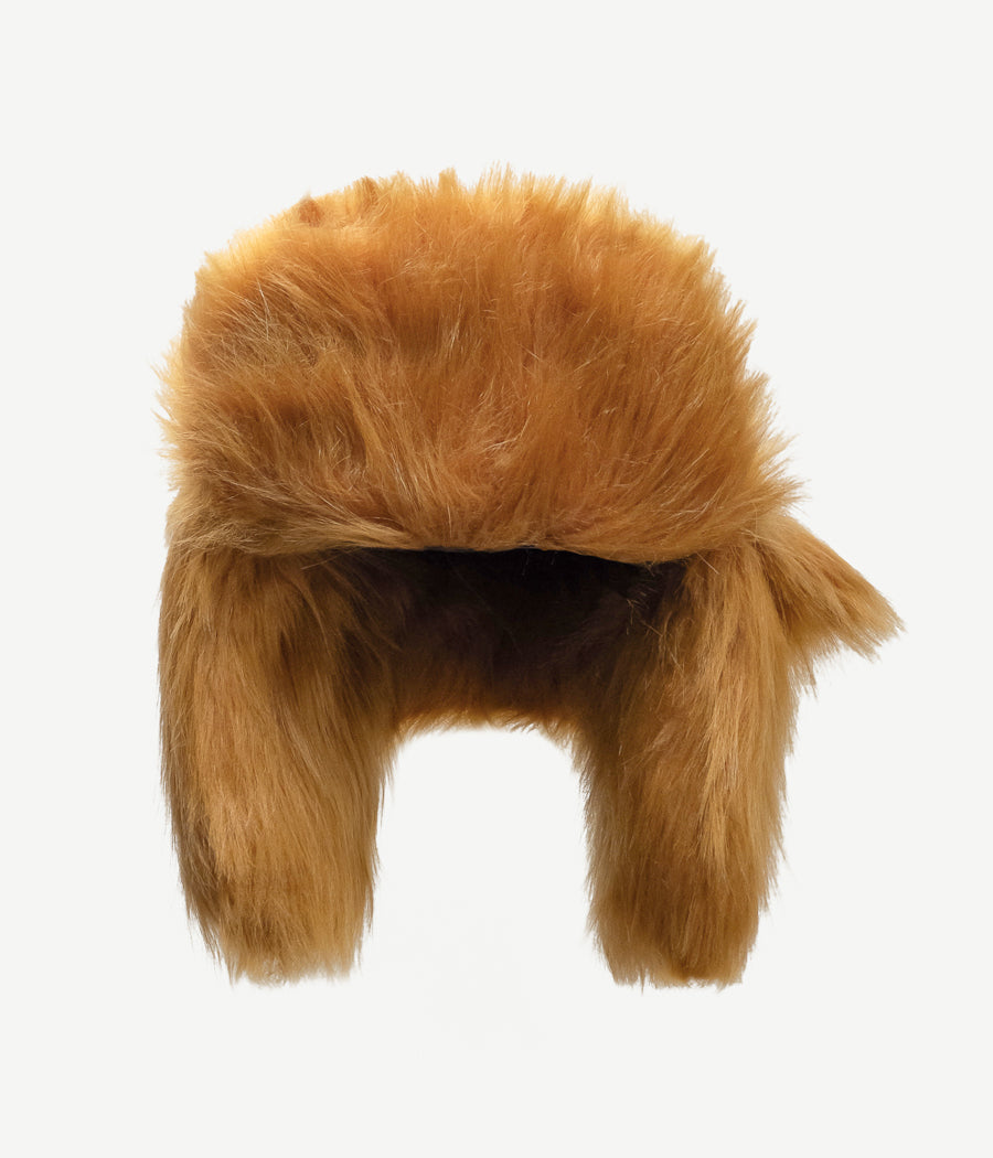 Aviator Hat, ruslan baginskiy Faux-Fur Aviator Hat FW23-24 AVIH004-P-HH-SM