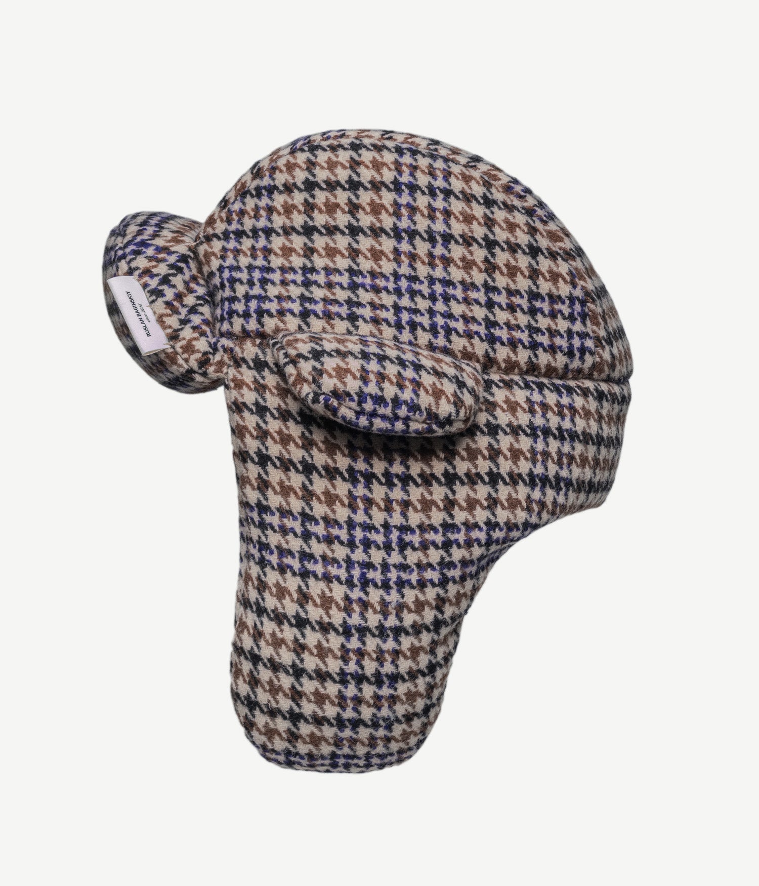 Houndstooth Aviator Hat