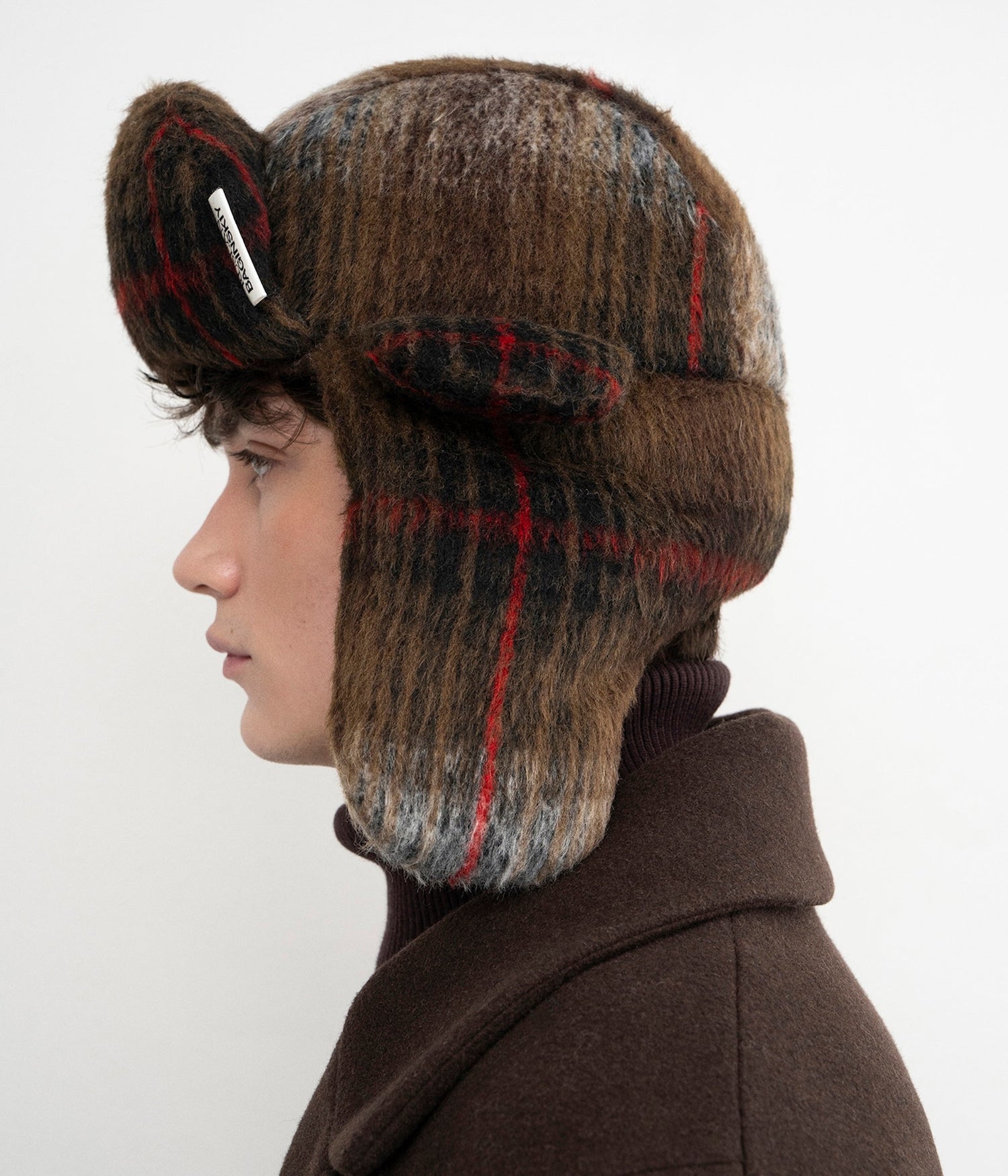 Photo, , Checked Aviator Hat