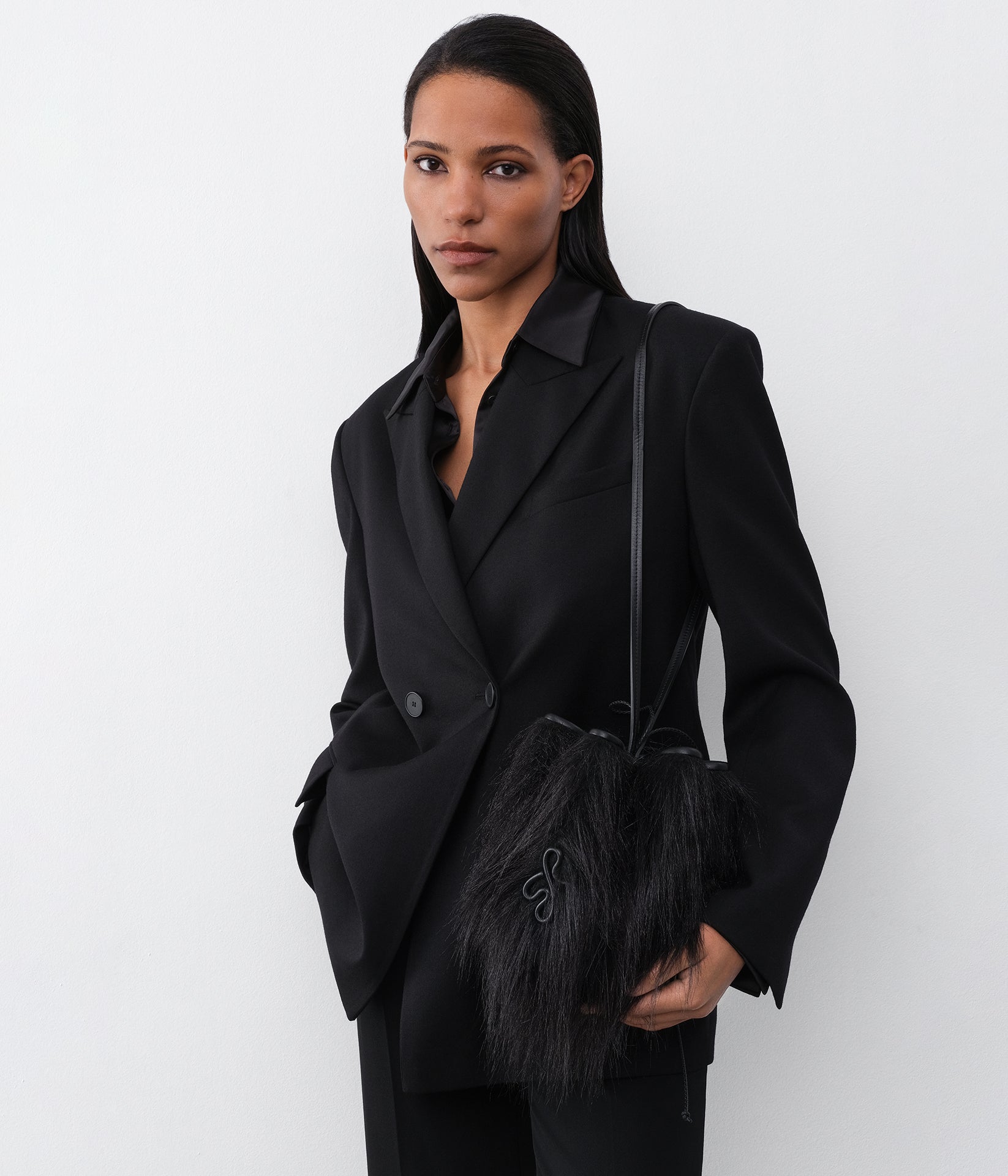 RB HatBag, Faux Fur HatBag