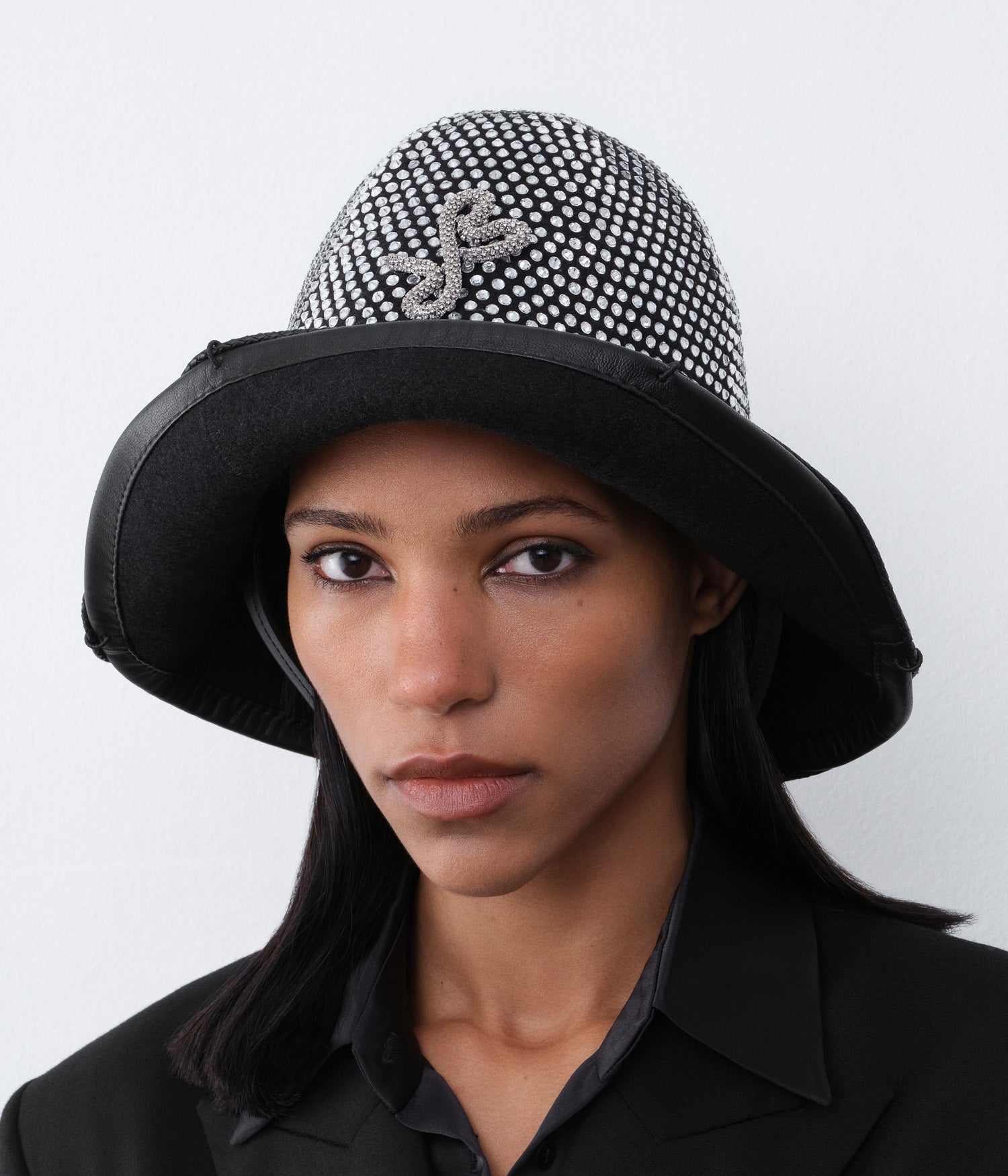 Crystal-embellished The HatBag