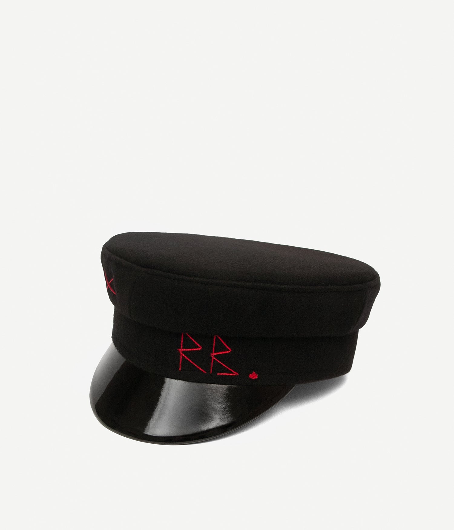 Orderly Emails - Recommended Products, Black Wool Baker Boy Cap