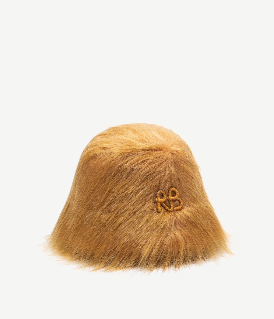 Faux fur, ruslan baginskiy Faux-Fur Bucket Hat FW23-24 BCT004-P-HH-WRB-SM