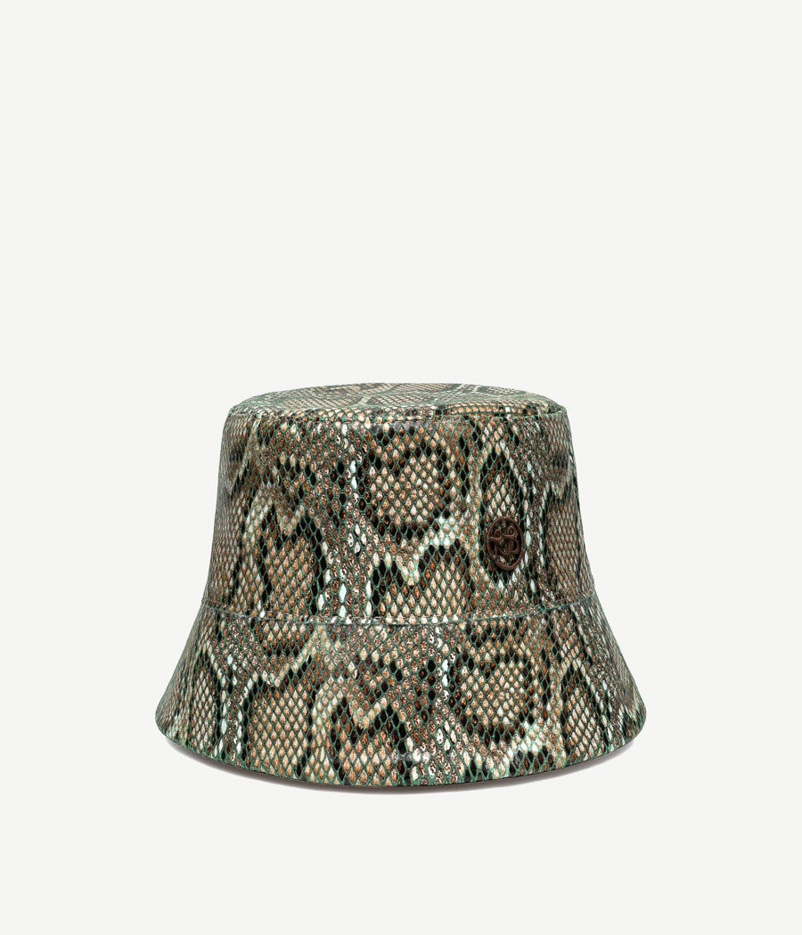 Black Friday Archive by RB, ruslan baginskiy Snake-print Bucket Hat FW23-24 BCT010-P-SNK-RWRB-XXS