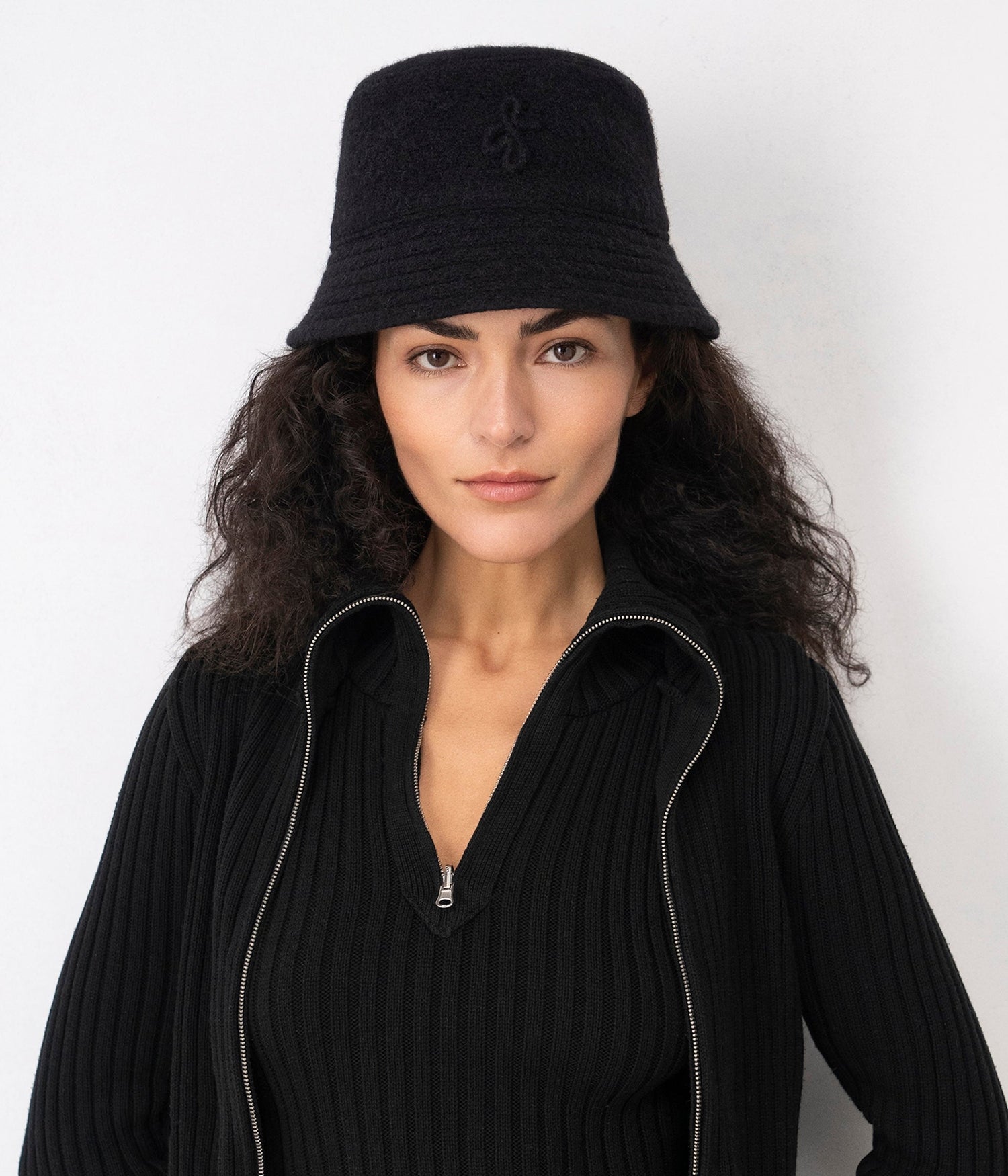 Photo, , Monogram-embellished Bucket Hat