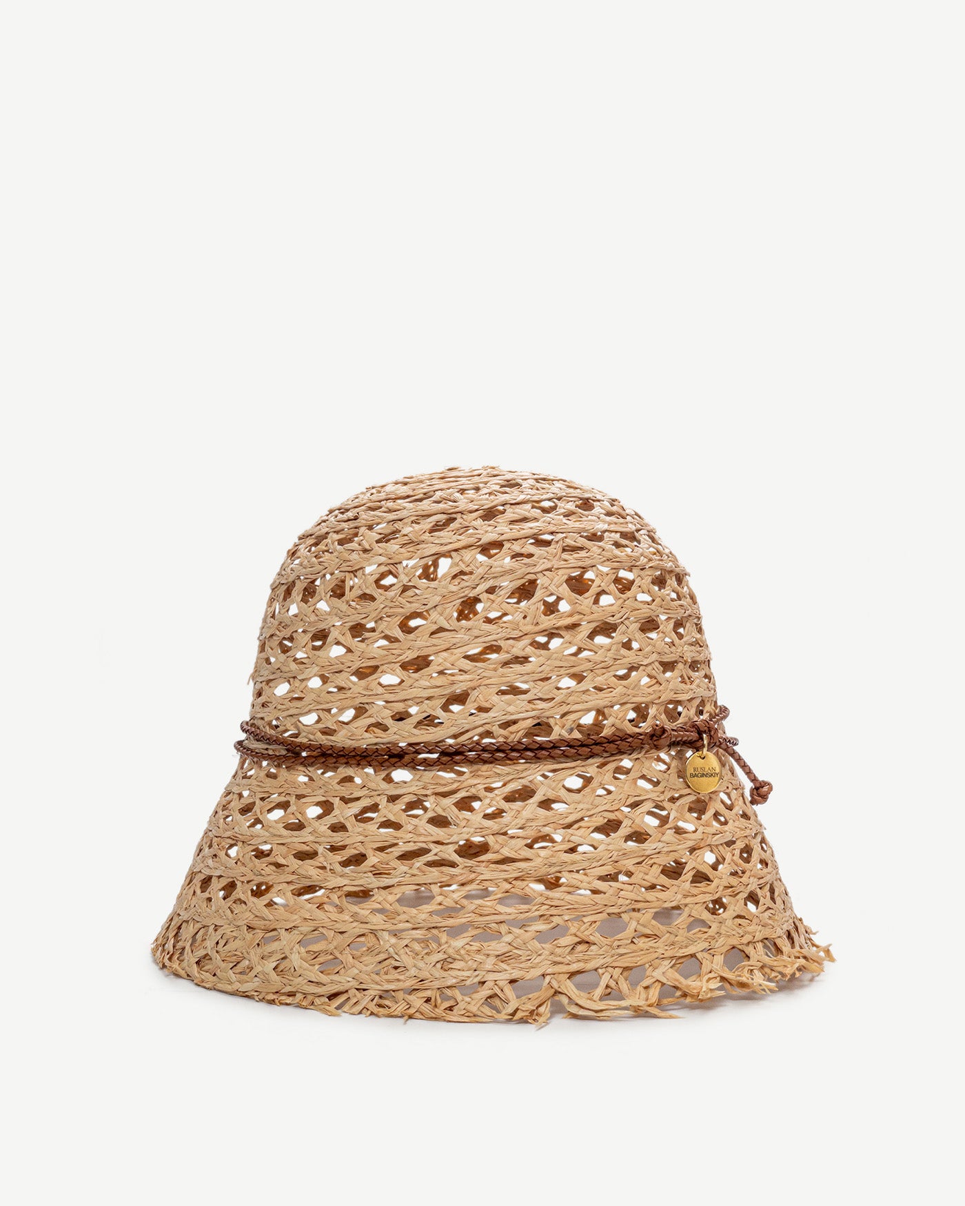 Cut Out Straw Bucket Hat