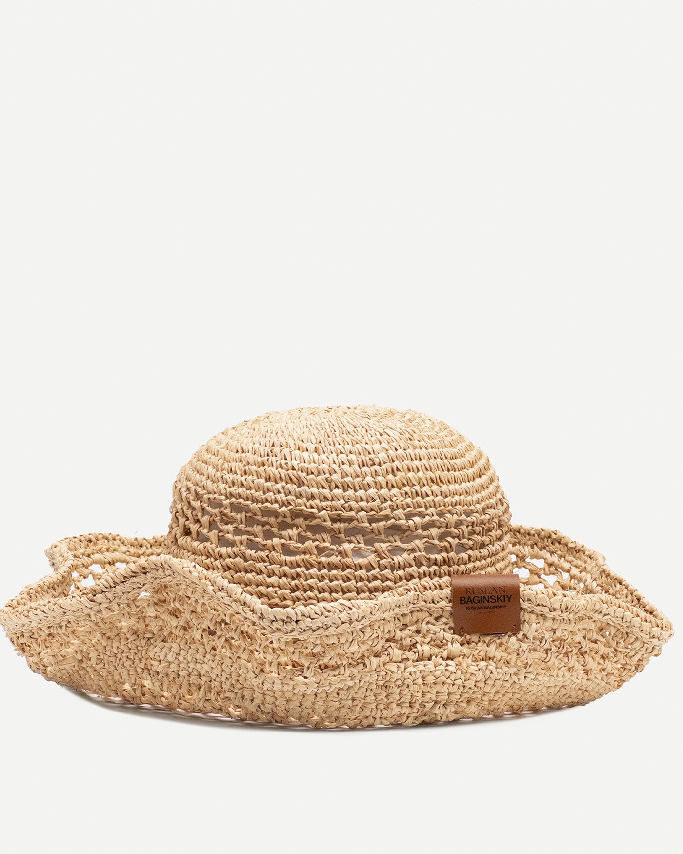 RB Fedora, Gambler or Boater Straw and Sun Hats, Logo Patch Foldable Bucket Hat
