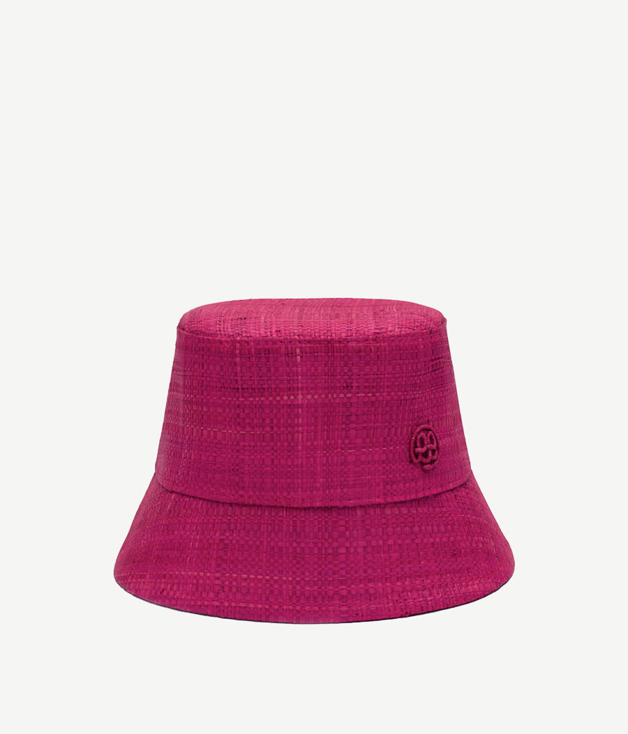Monogram-embellished Bucket Hat BCT038-STR-RWRB-XXS Ruslan Baginskiy