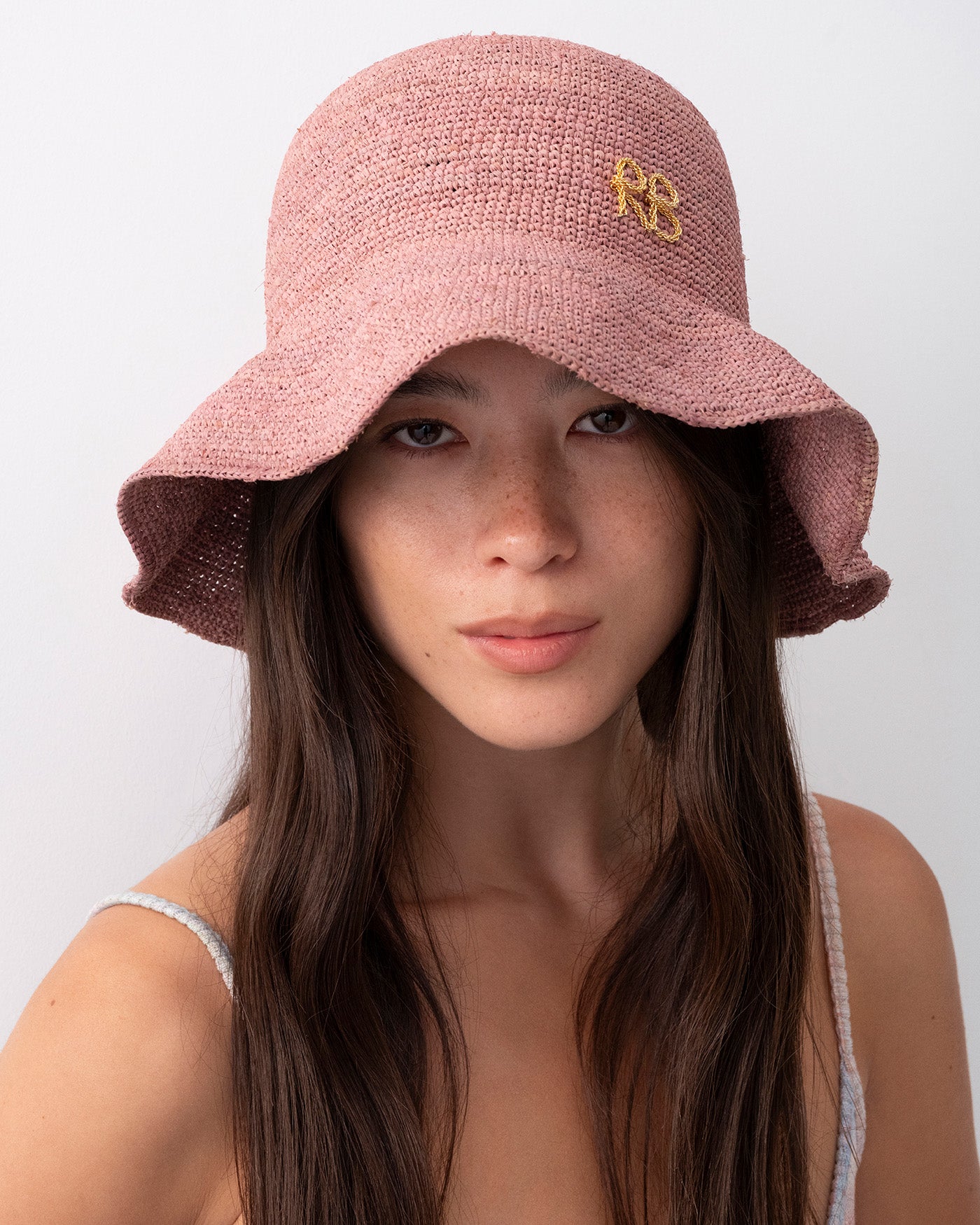 Monogram-Embellished Bucket Hat