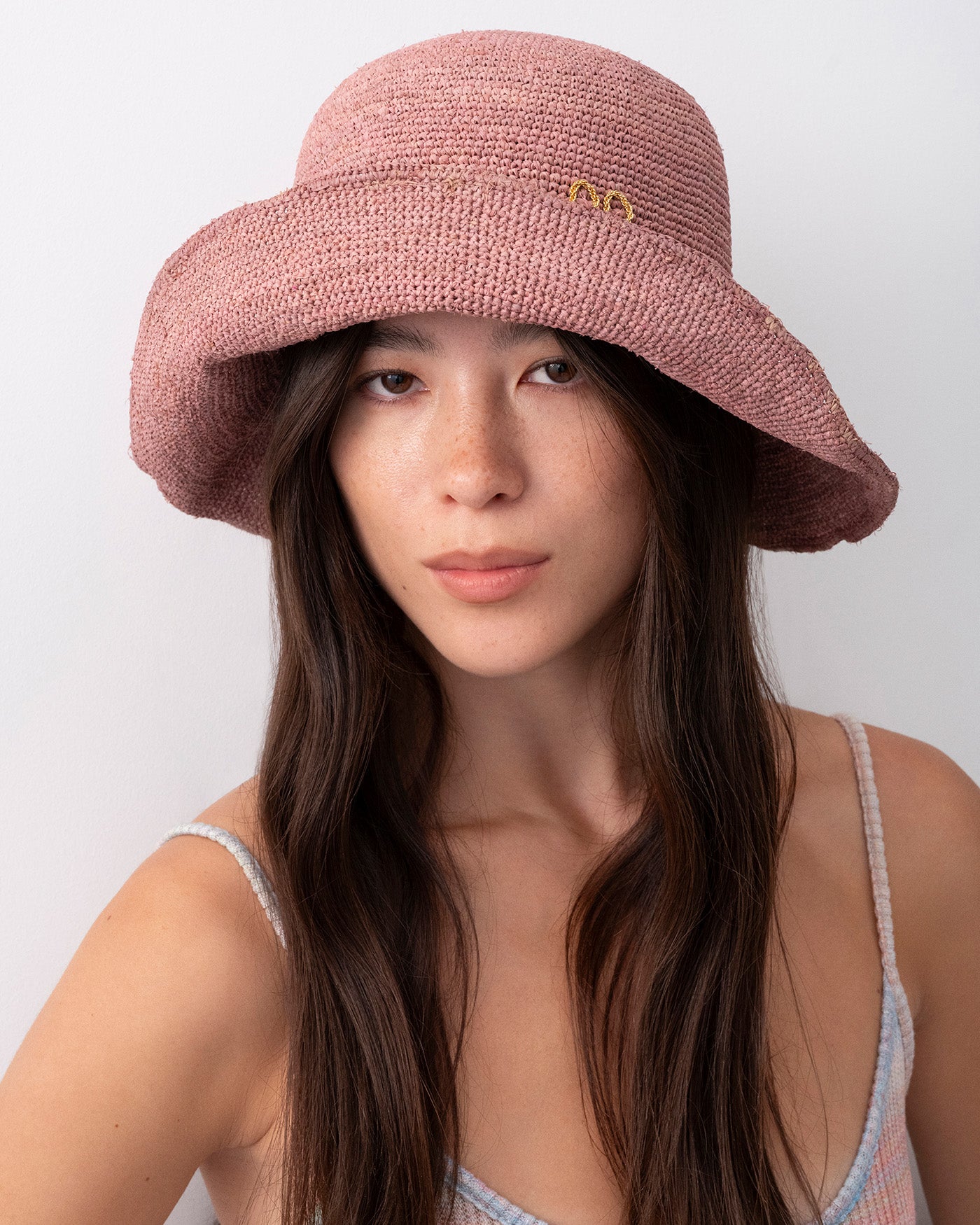 Monogram-Embellished Bucket Hat