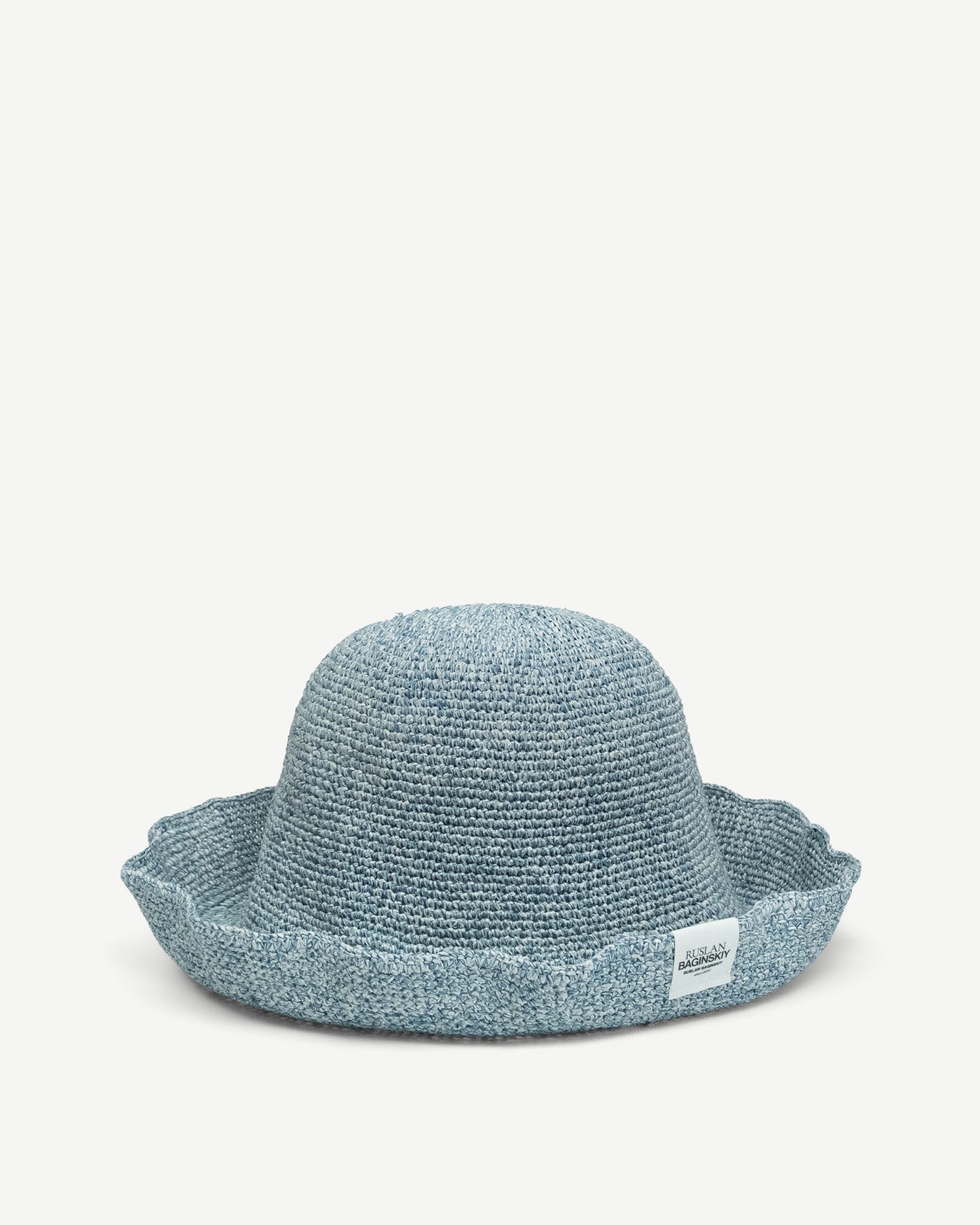 RB Fedora, Gambler or Boater Straw and Sun Hats, Logo-patch Foldable Bucket Hat
