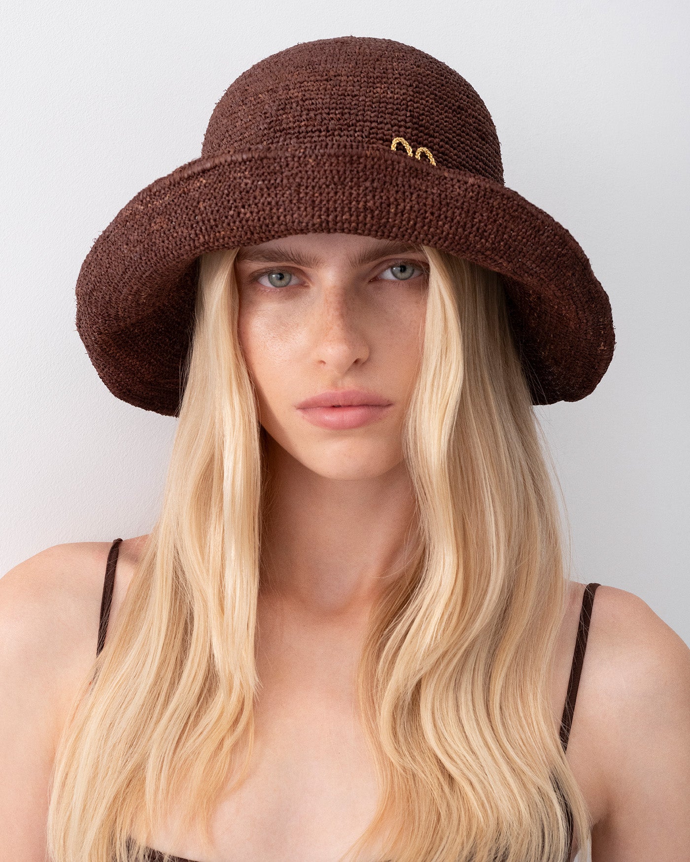 Monogram-Embellished Bucket Hat