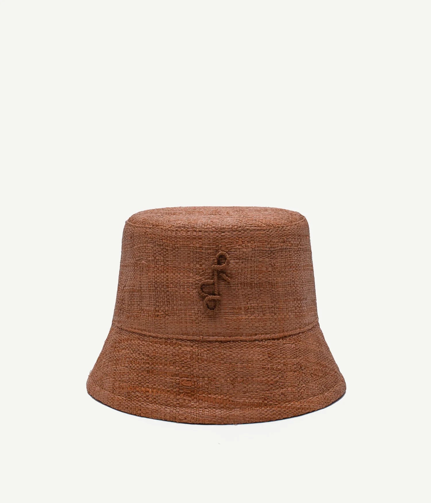 RB Gifts For Him, Monogram-embellished Straw Bucket Hat