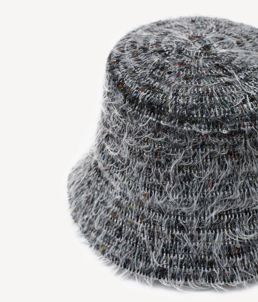 Shaggy Cotton-blend Bucket Hat